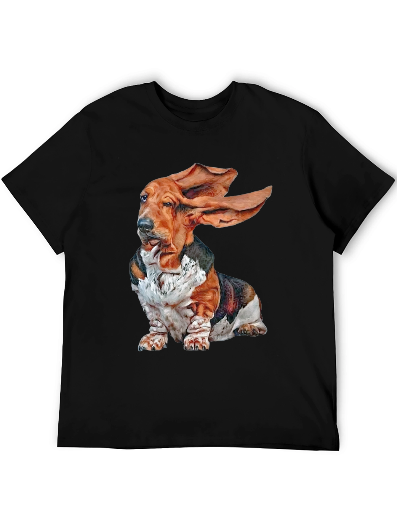 Basset Hound Graphic Tee - Fun Dog Lover Shirt