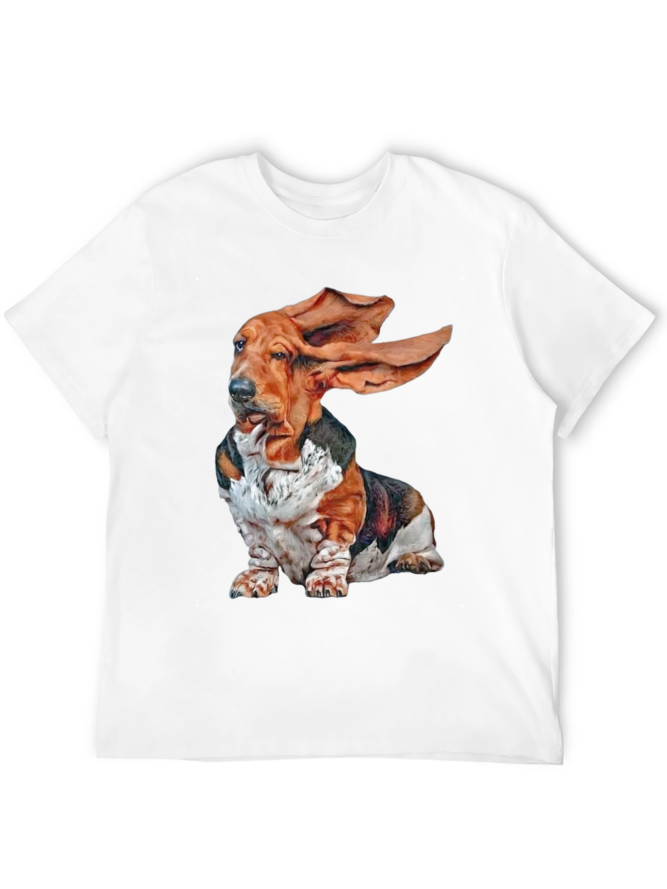 Basset Hound Graphic Tee - Fun Dog Lover Shirt