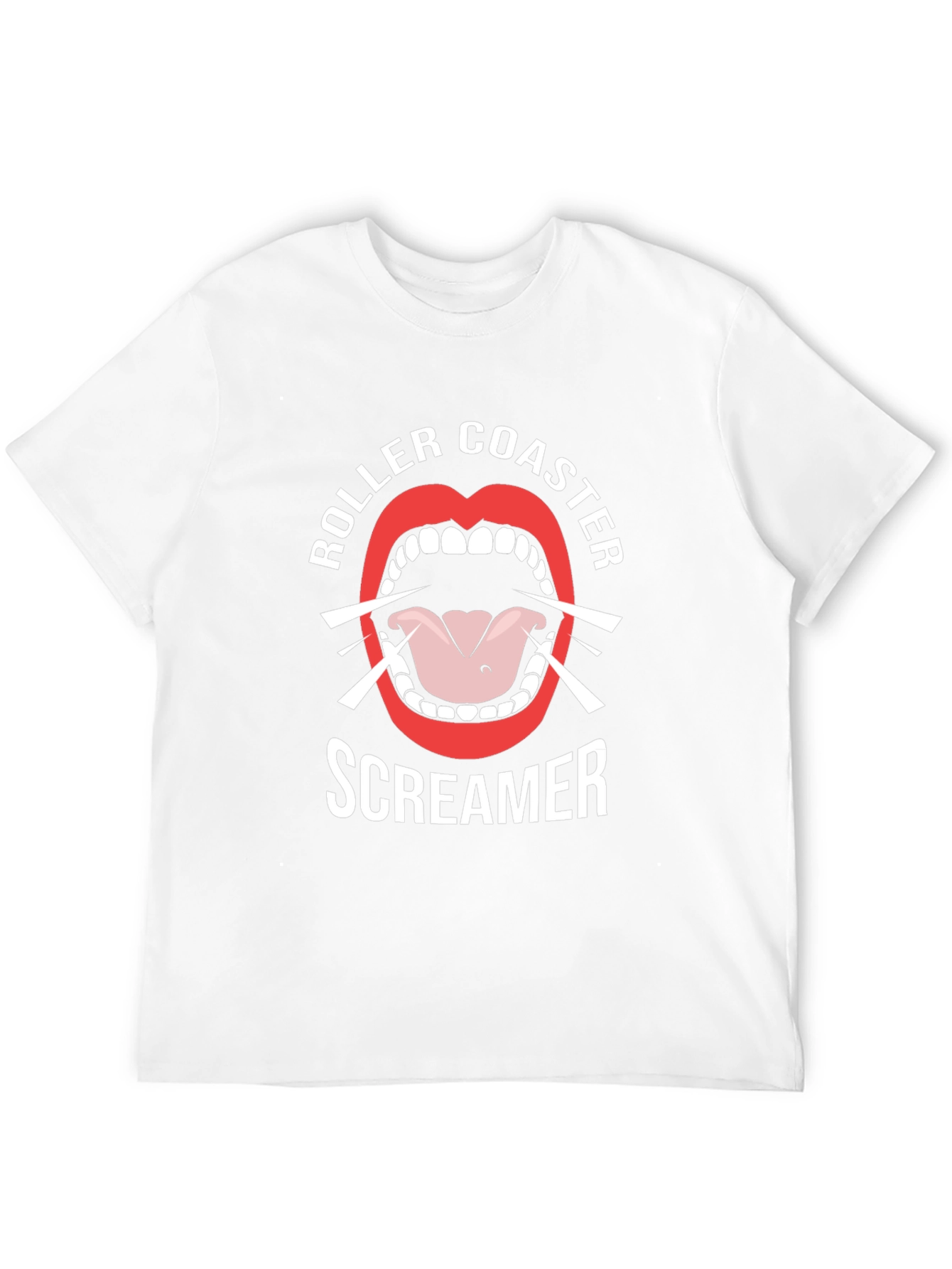 Roller Coaster Screamer Graphic Tee