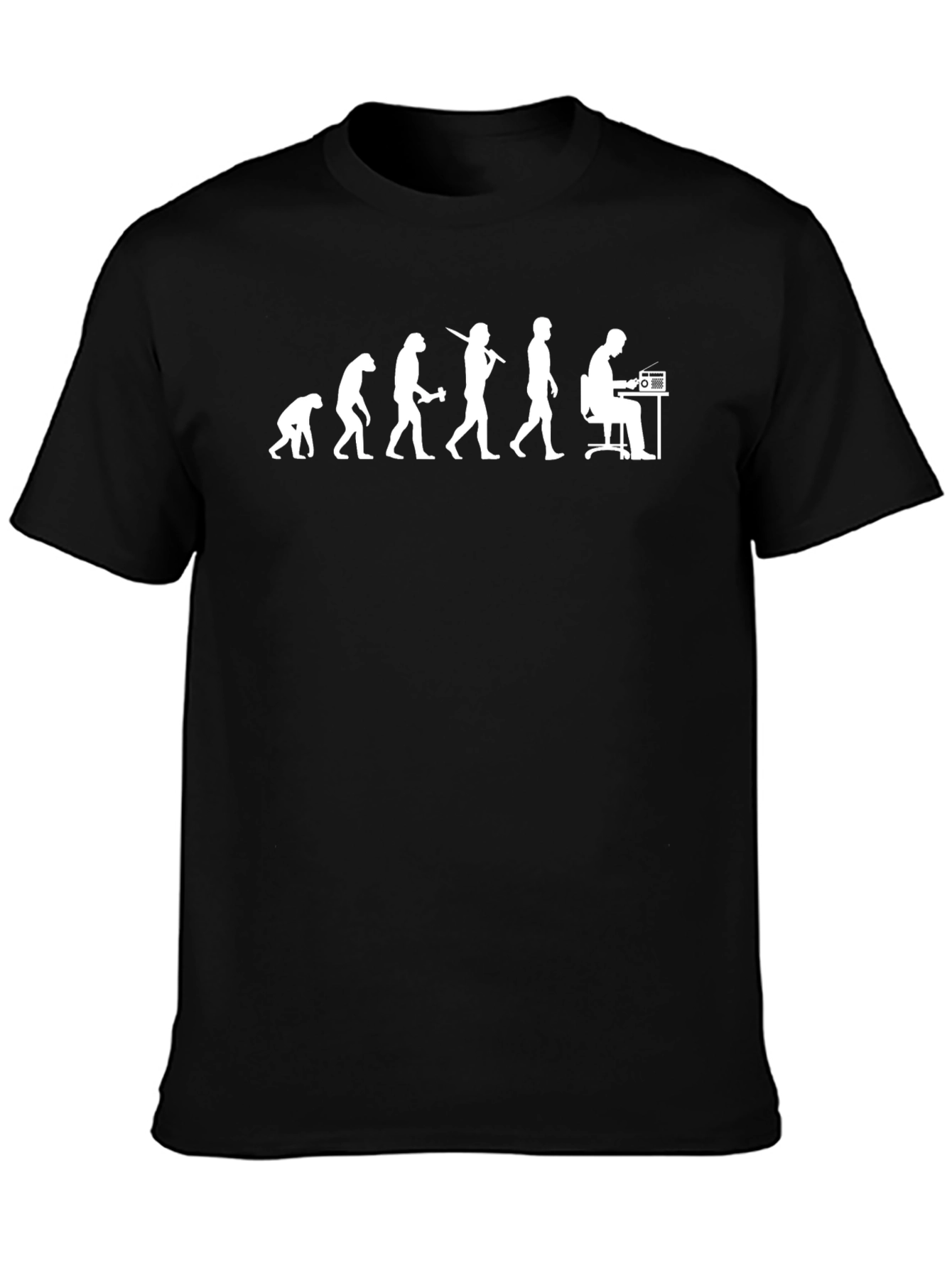 Evolution of Programmer Black T-Shirt