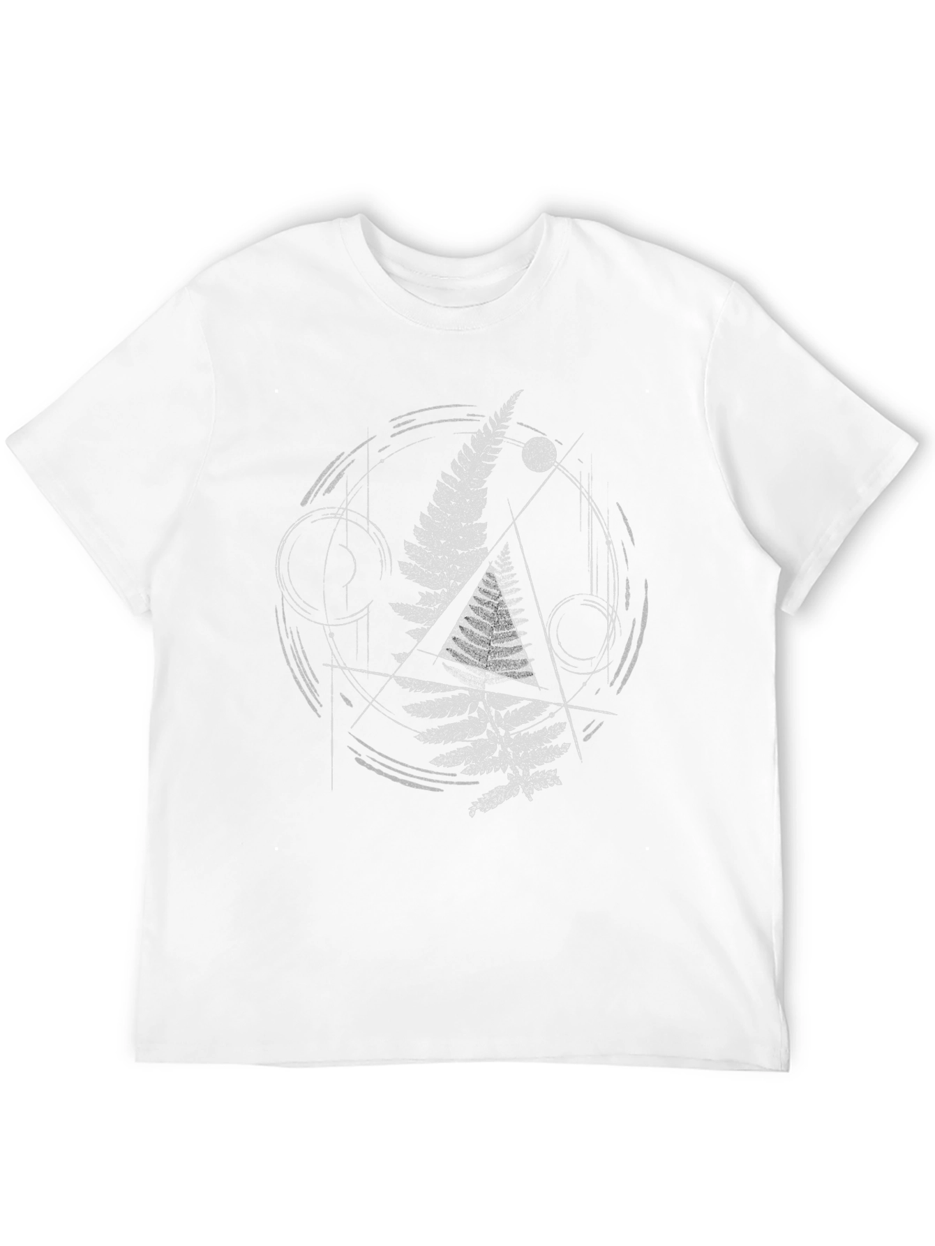 Geometric Fern Graphic T-Shirt