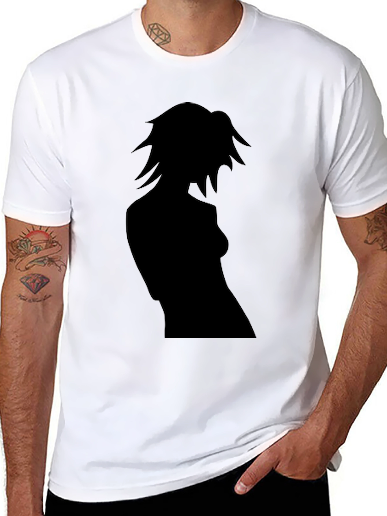 Silhouette Graphic Tee - Black T-Shirt
