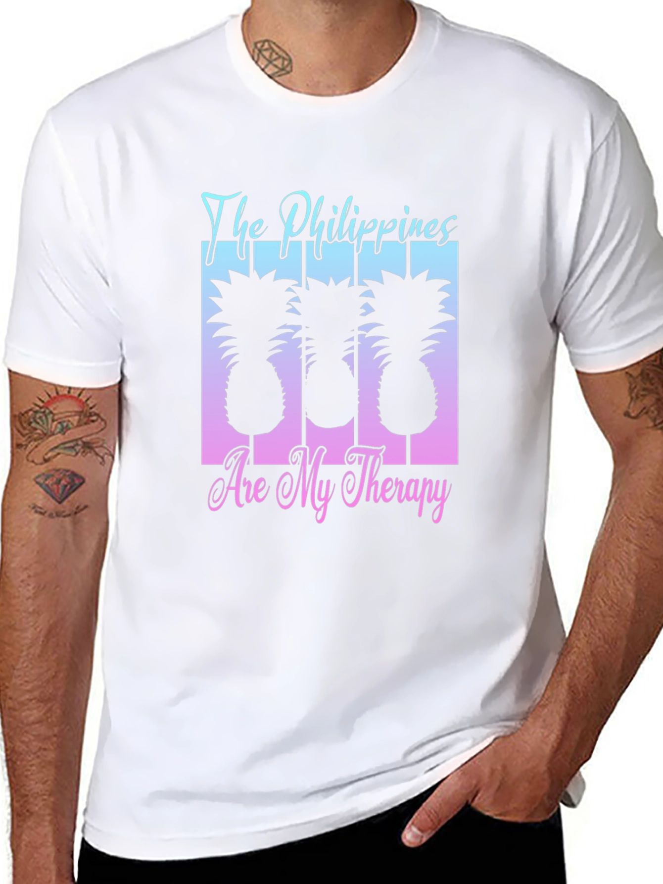 Philippines Therapy Pineapple Graphic Tee