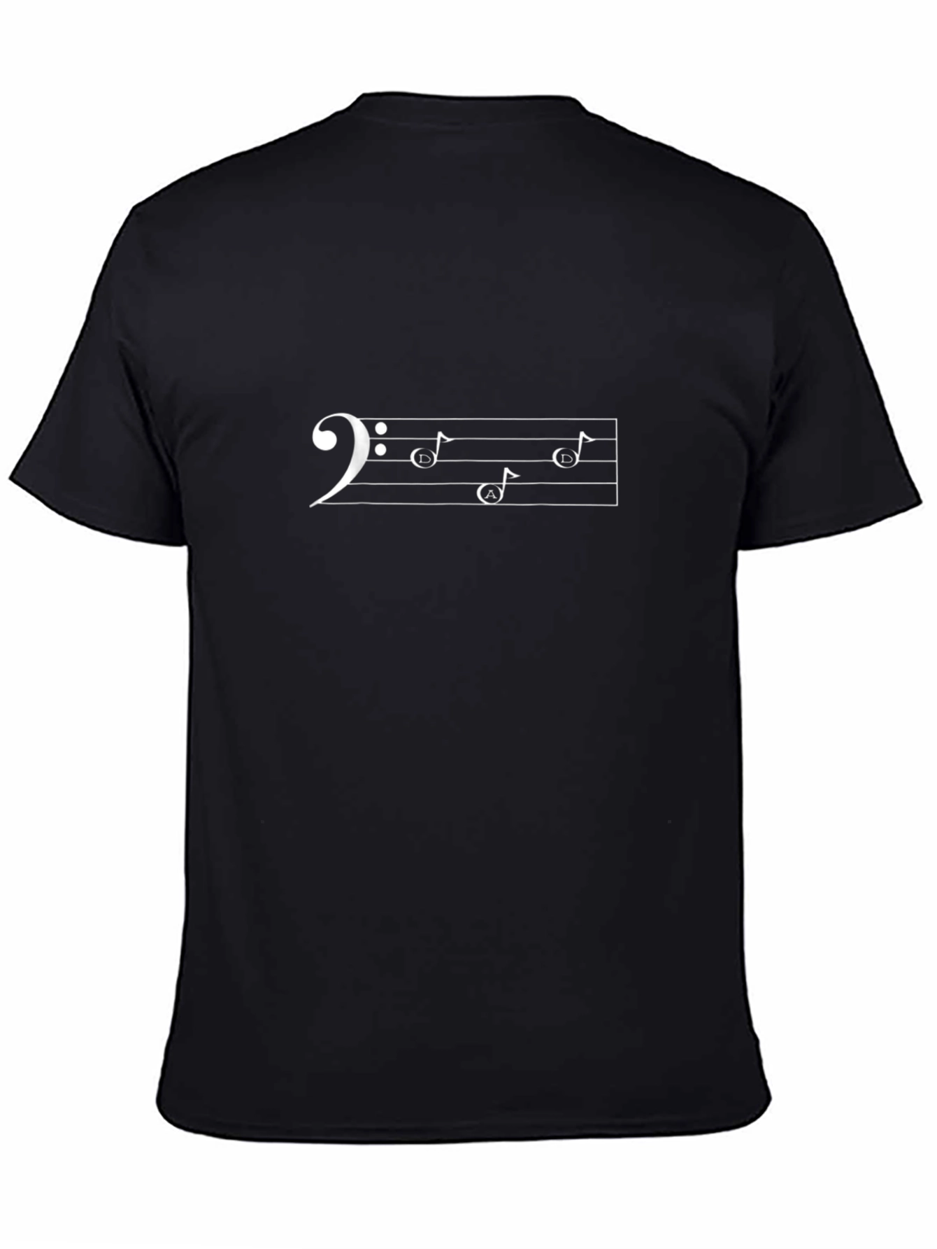 Bass Clef Musical Note Graphic T-Shirt