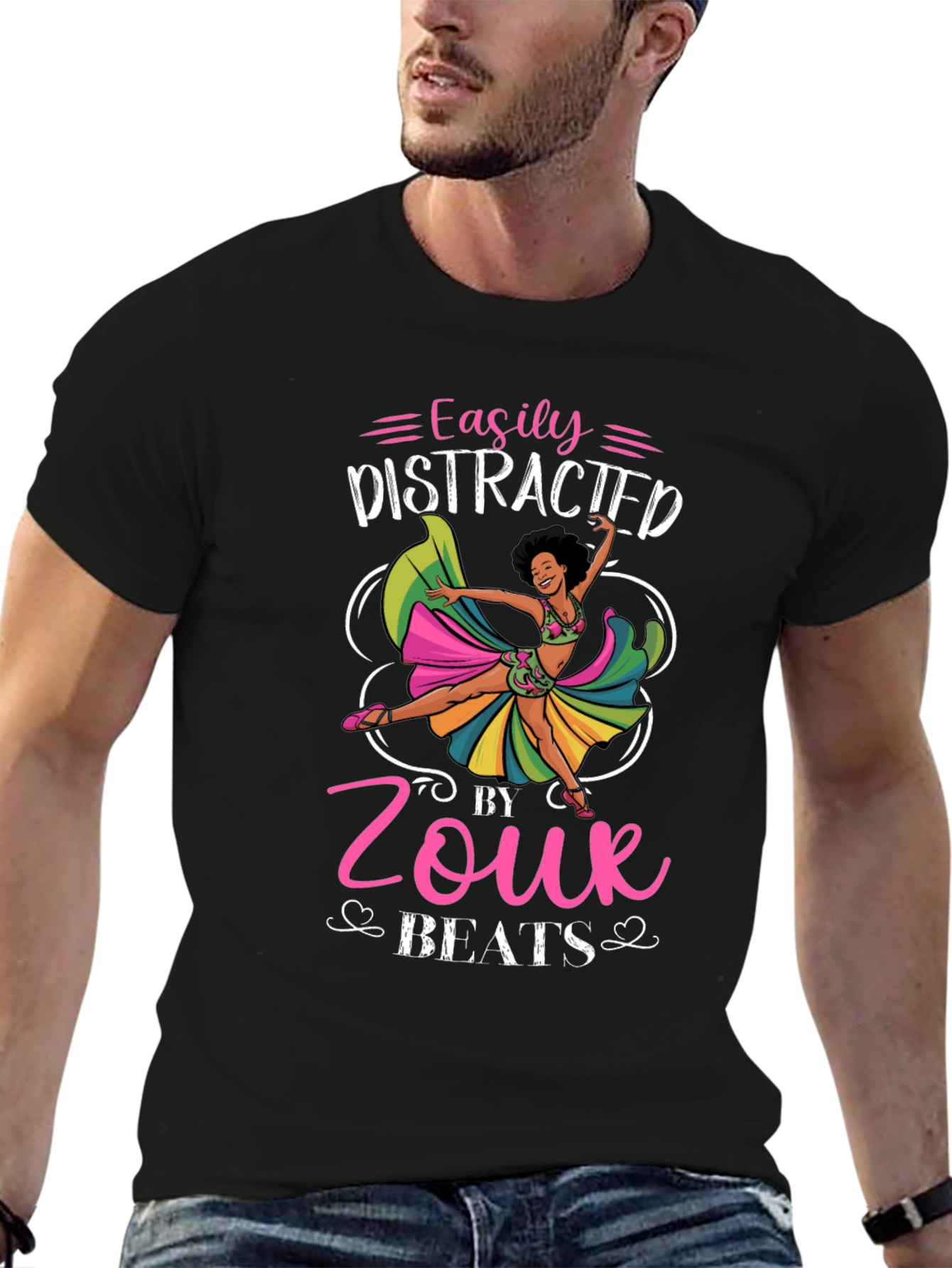 Easily Distracted by Zouk Beats T-Shirt