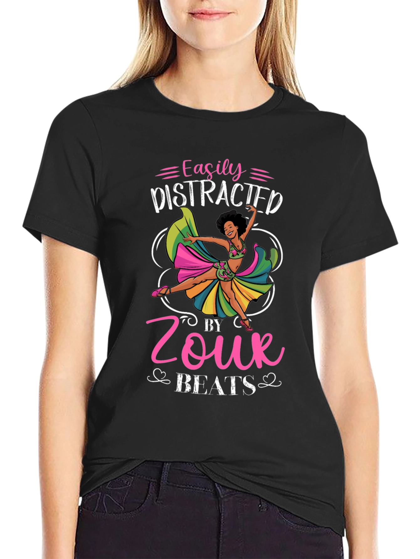 Easily Distracted by Zouk Beats T-Shirt