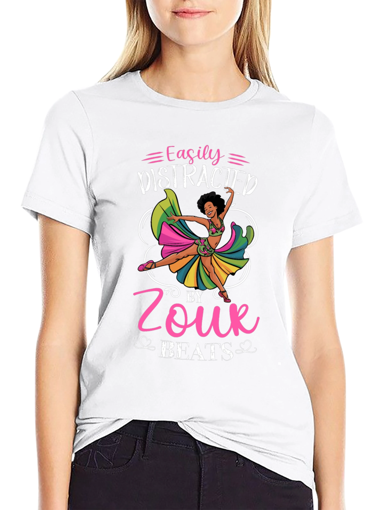 Easily Distracted by Zouk Beats T-Shirt