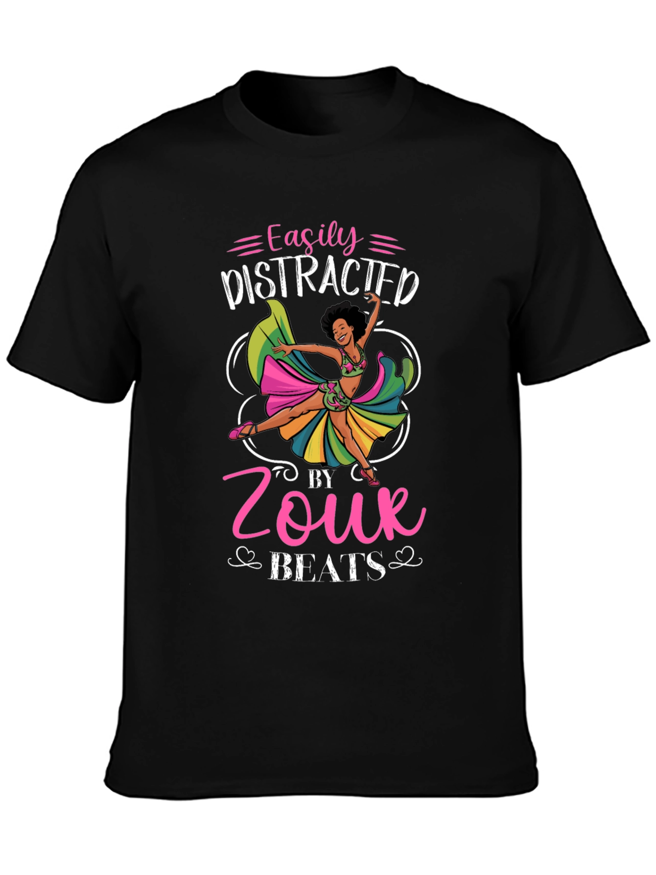 Easily Distracted by Zouk Beats T-Shirt