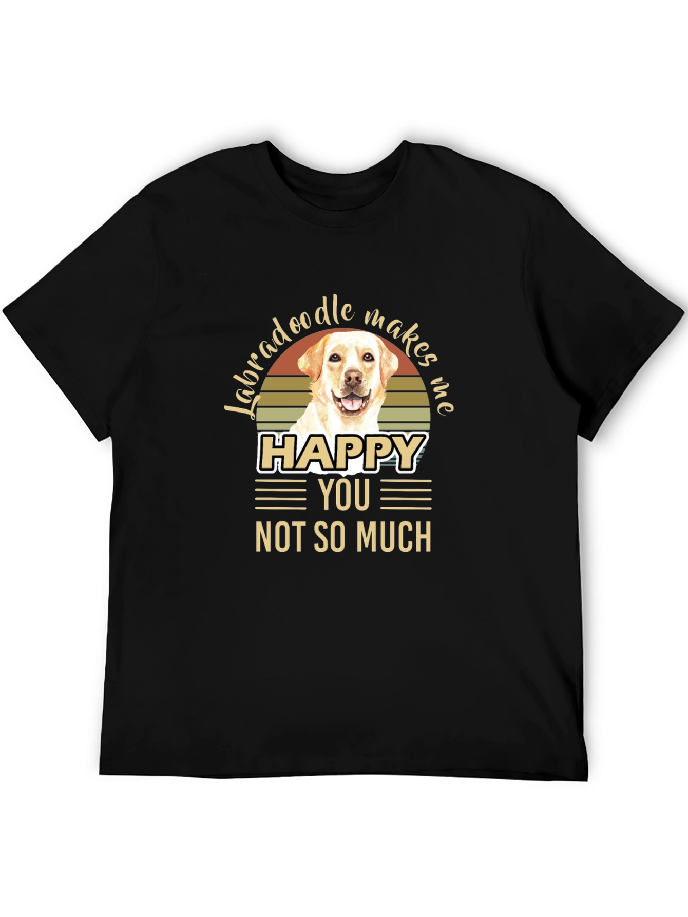 Labradoodle Makes Me Happy T-Shirt