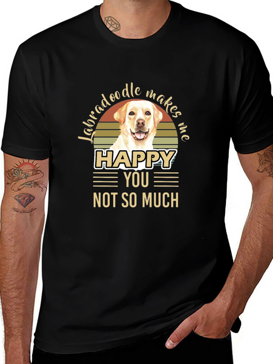 Labradoodle Makes Me Happy T-Shirt