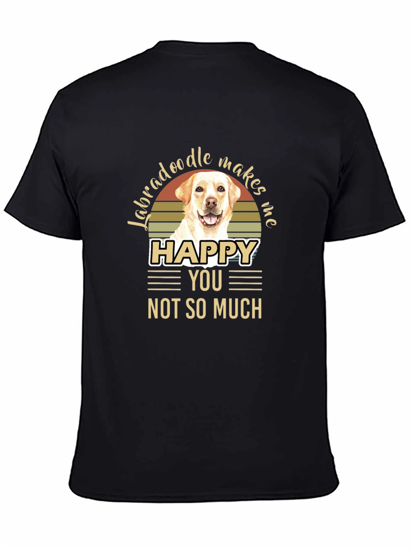 Labradoodle Makes Me Happy T-Shirt