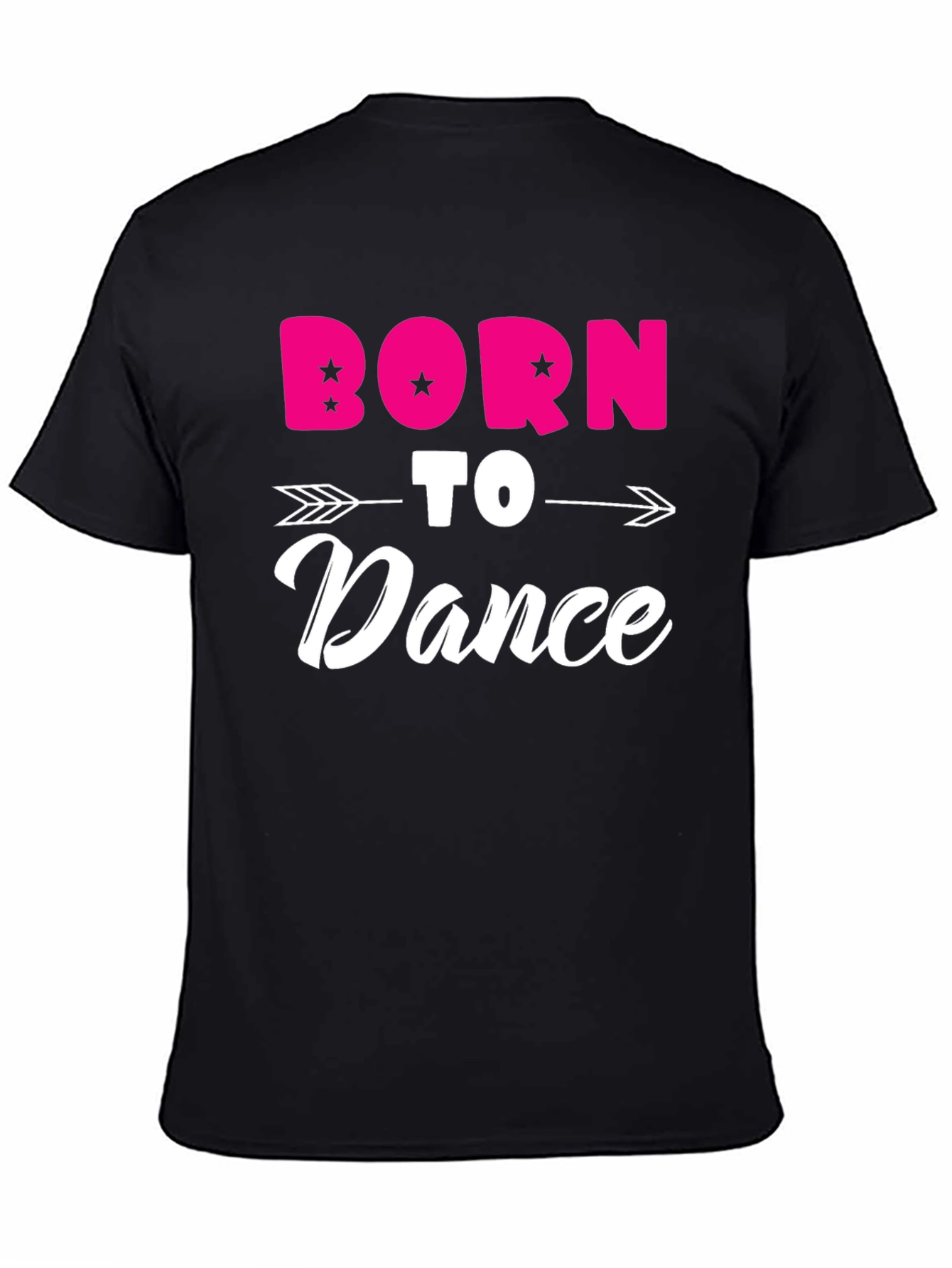 Born to Dance Black Graphic Tee Shirt