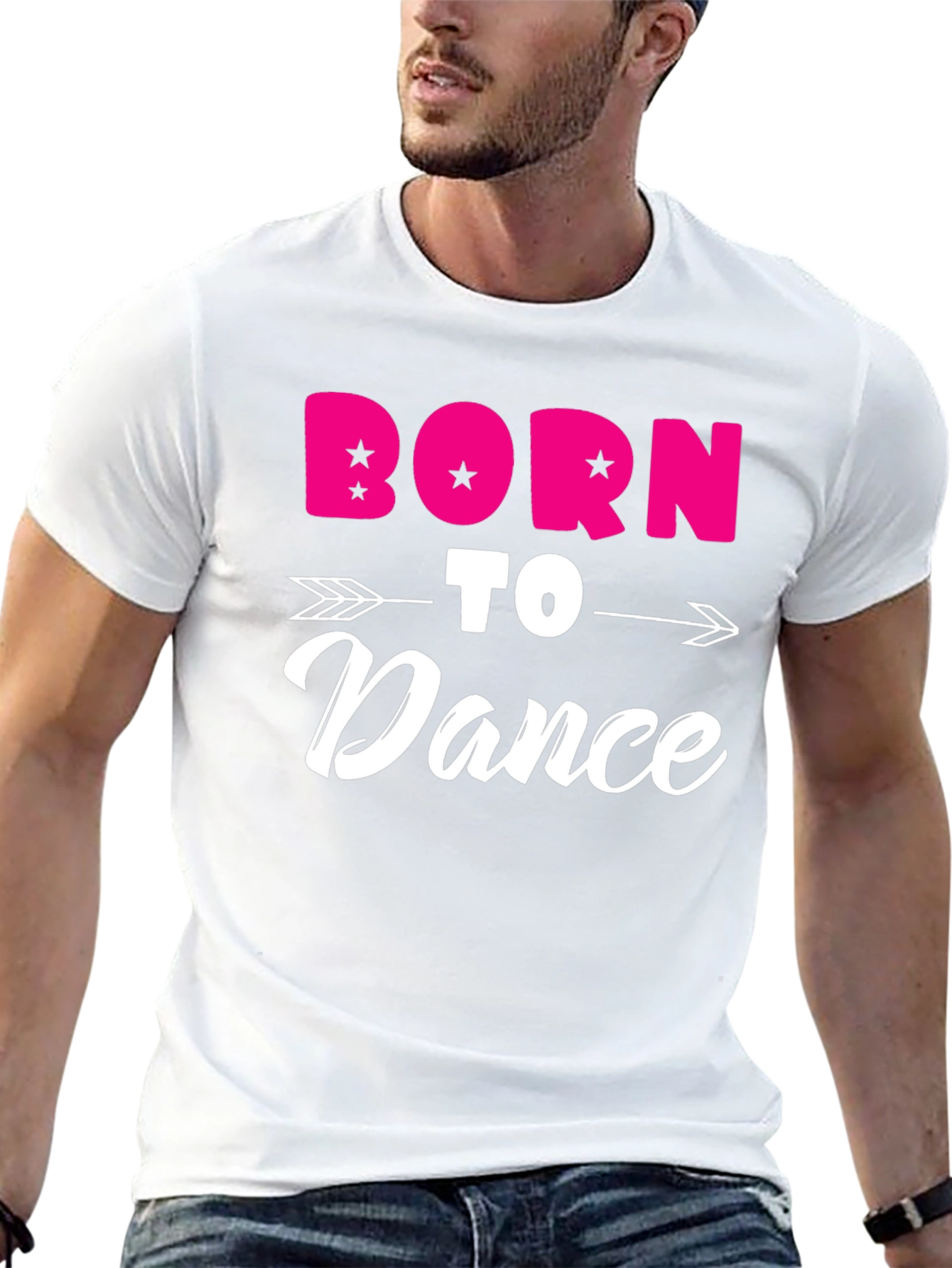 Born to Dance Black Graphic Tee Shirt