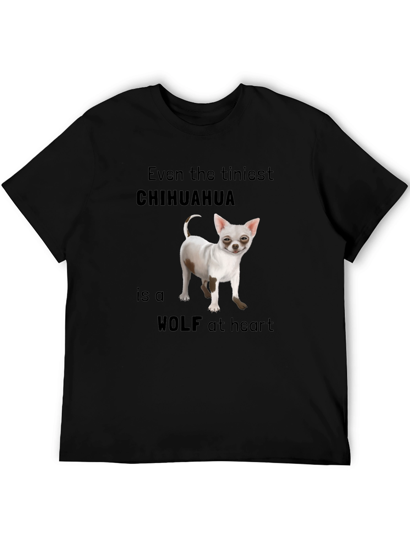 Chihuahua Wolf Heart T-Shirt