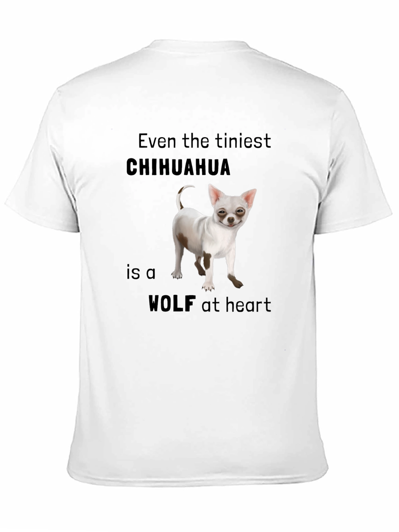 Chihuahua Wolf Heart T-Shirt