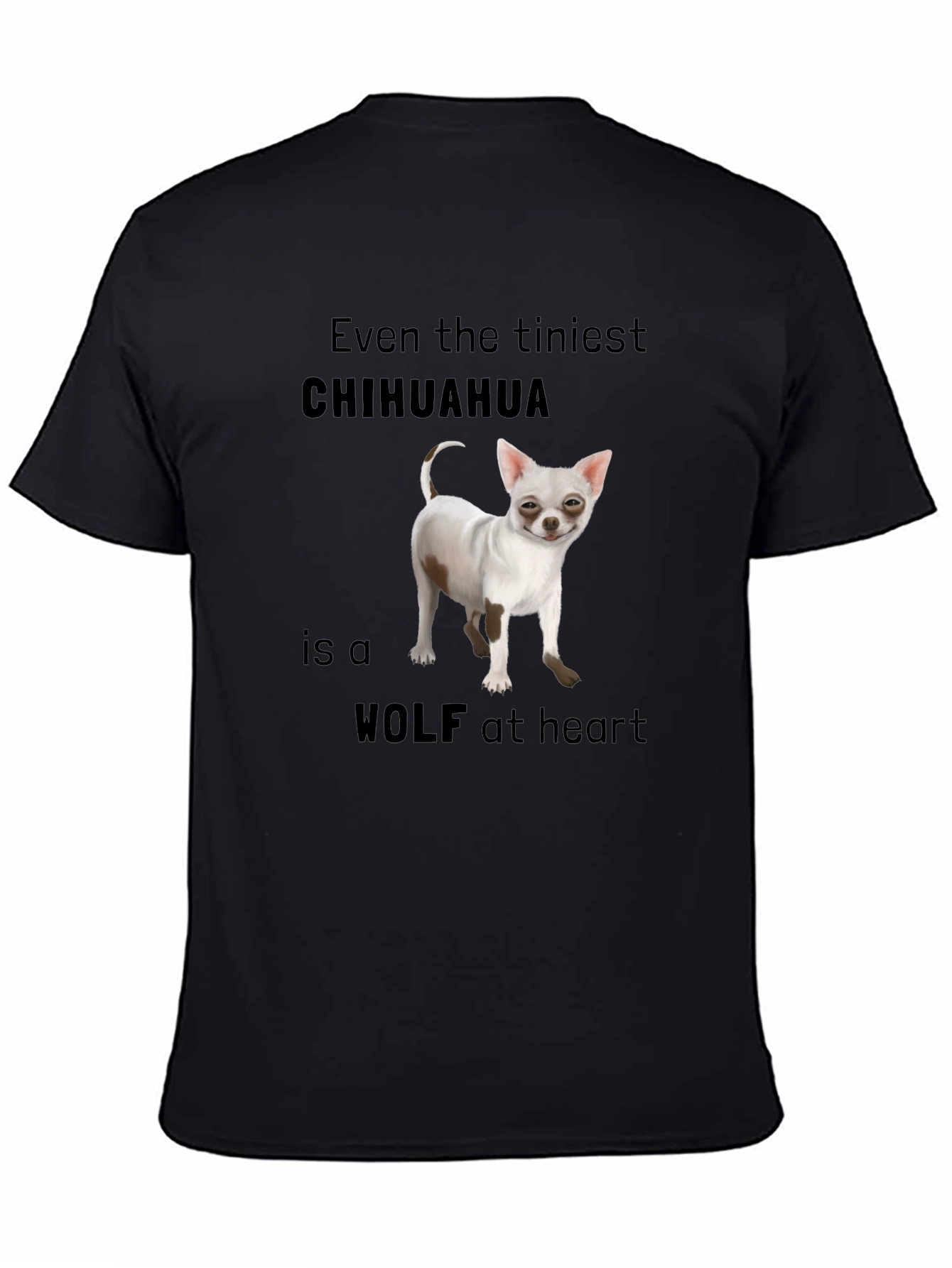 Chihuahua Wolf Heart T-Shirt