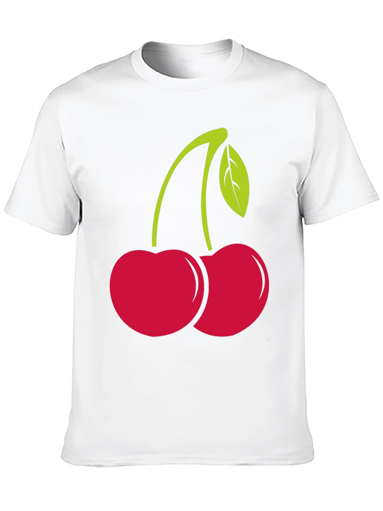Cherry Graphic Black Tee Shirt