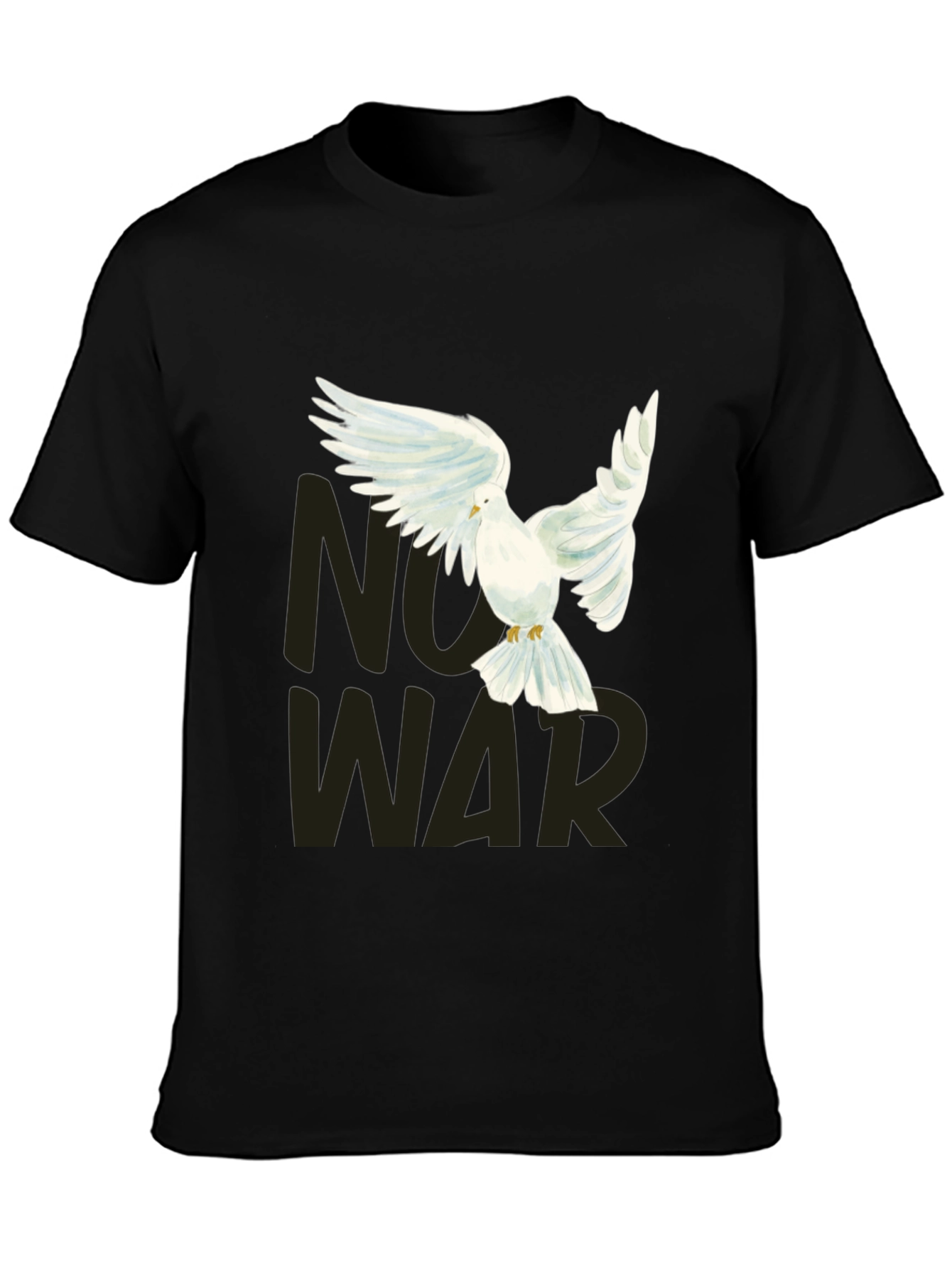 No War Dove Graphic T-Shirt - Peace Symbol Tee