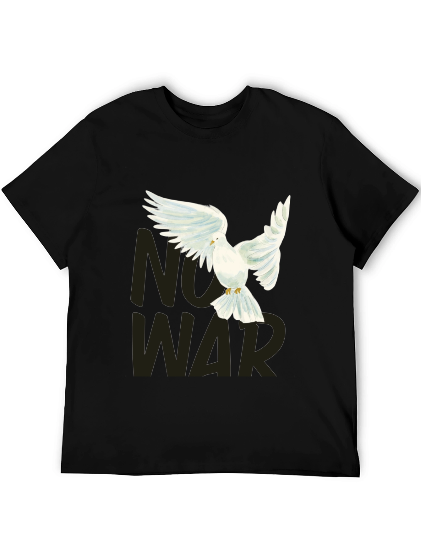 No War Dove Graphic T-Shirt - Peace Symbol Tee