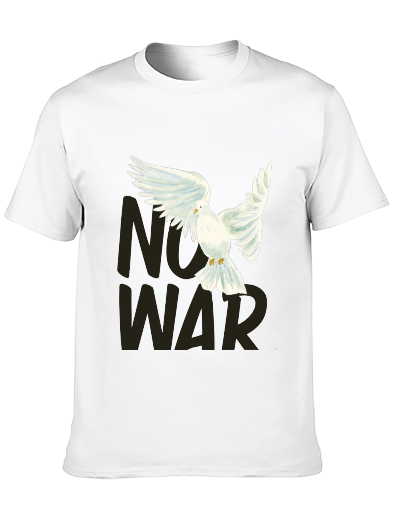 No War Dove Graphic T-Shirt - Peace Symbol Tee