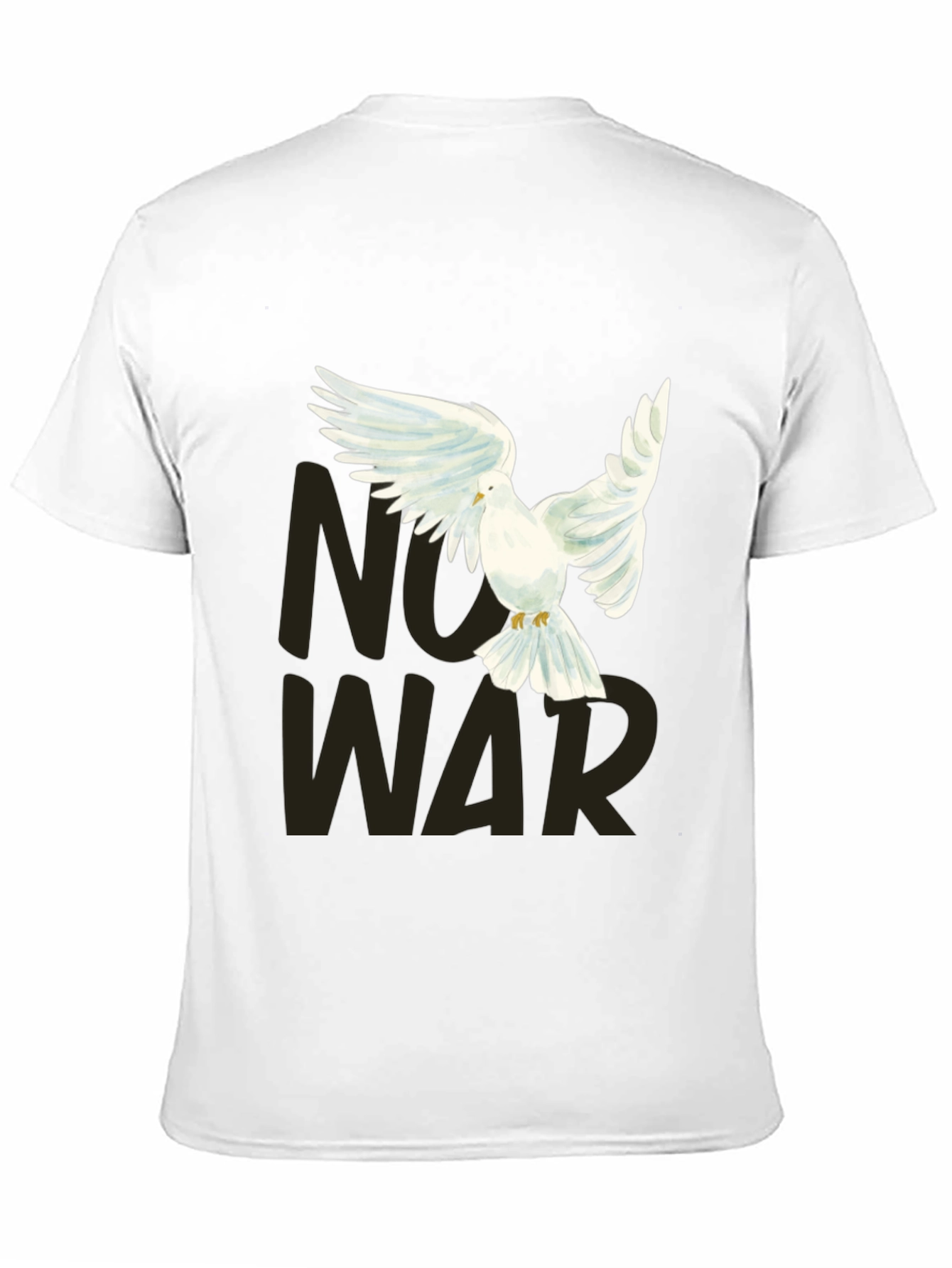 No War Dove Graphic T-Shirt - Peace Symbol Tee