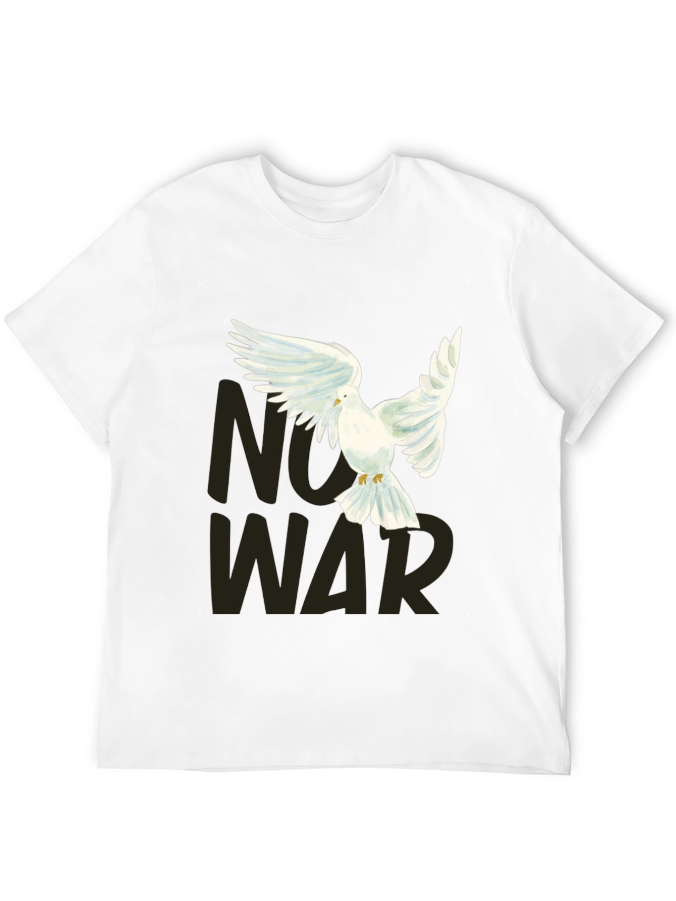No War Dove Graphic T-Shirt - Peace Symbol Tee