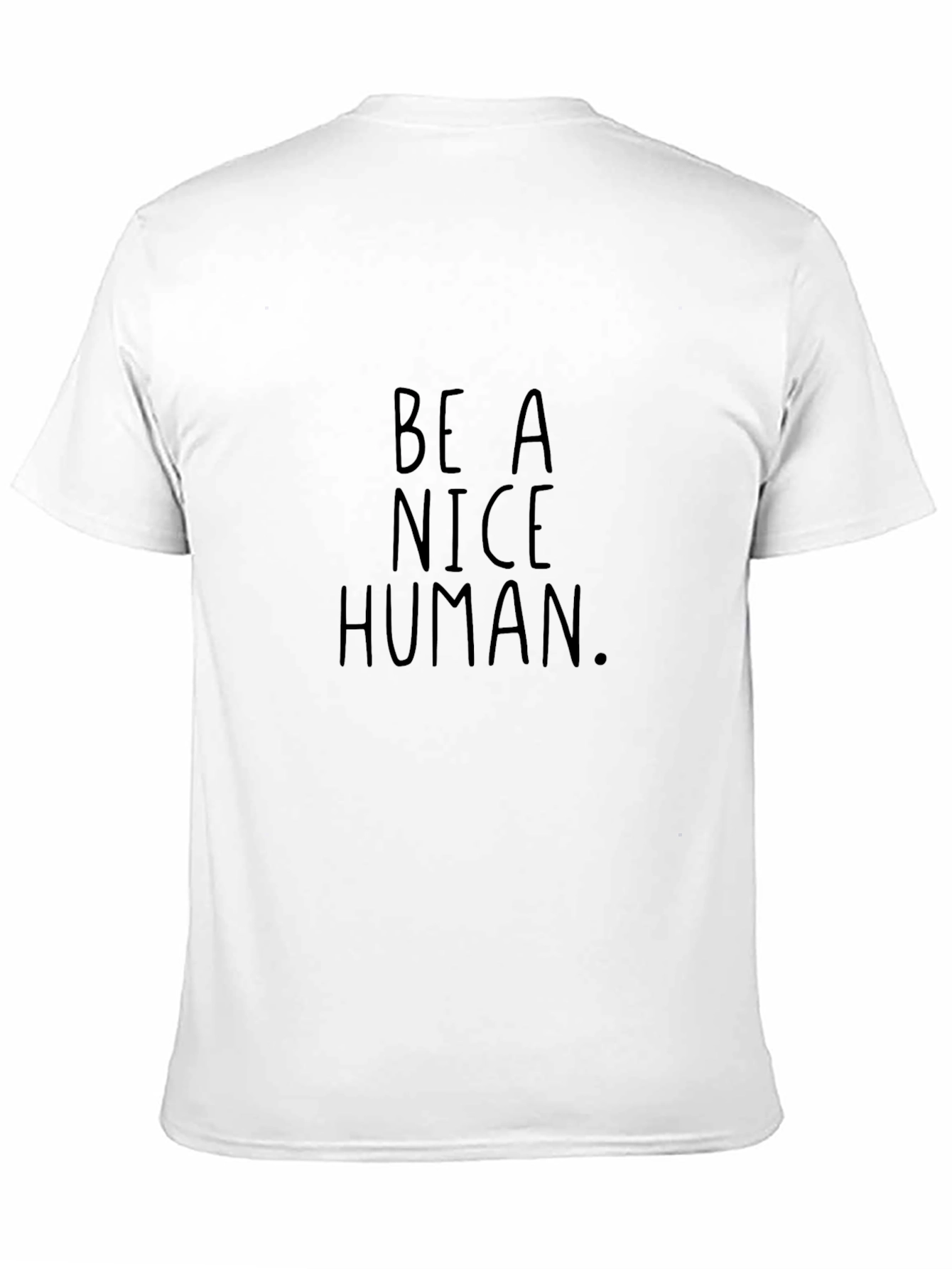 Be A Nice Human Black Graphic Tee