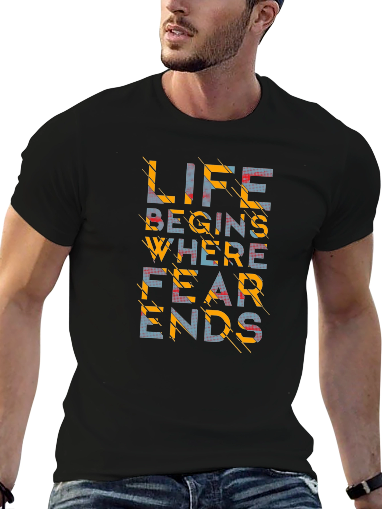 Life Begins Where Fear Ends Graphic Tee