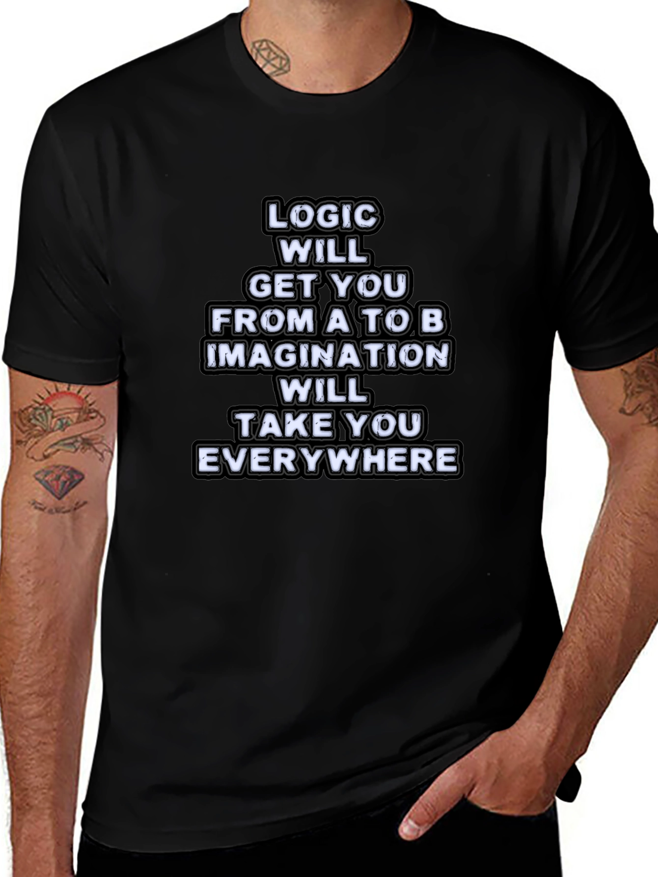 Logic vs. Imagination T-Shirt