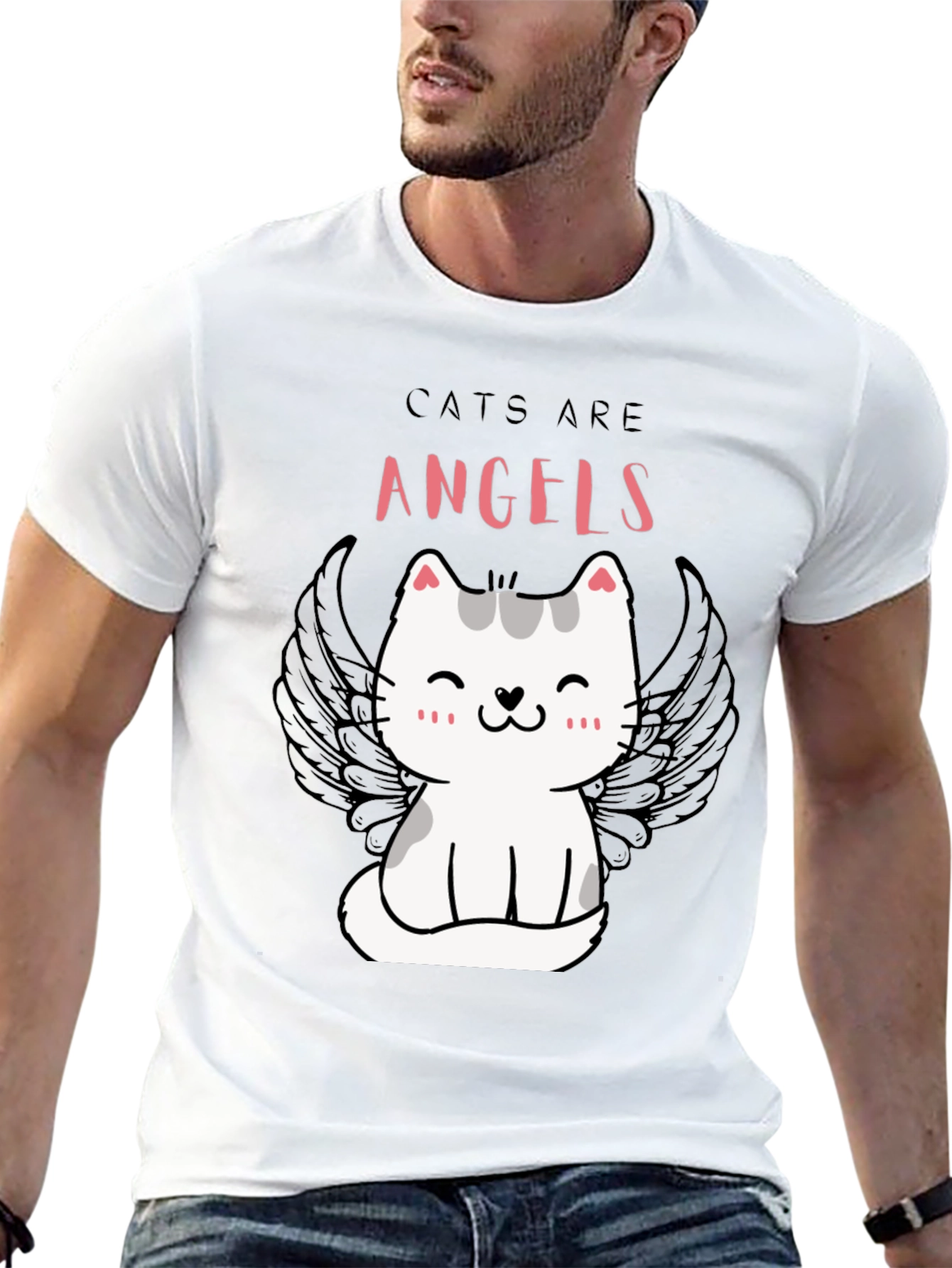 Cats Are Angels T-Shirt - Cute & Comfy