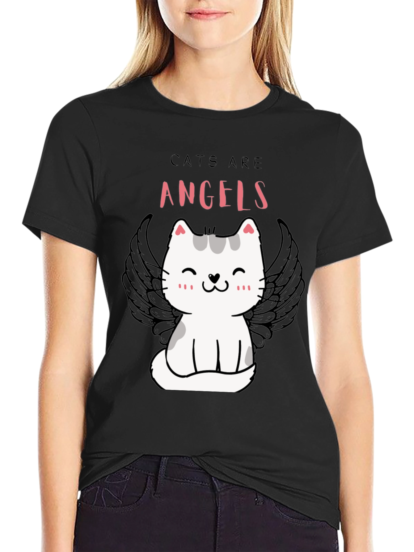 Cats Are Angels T-Shirt - Cute & Comfy