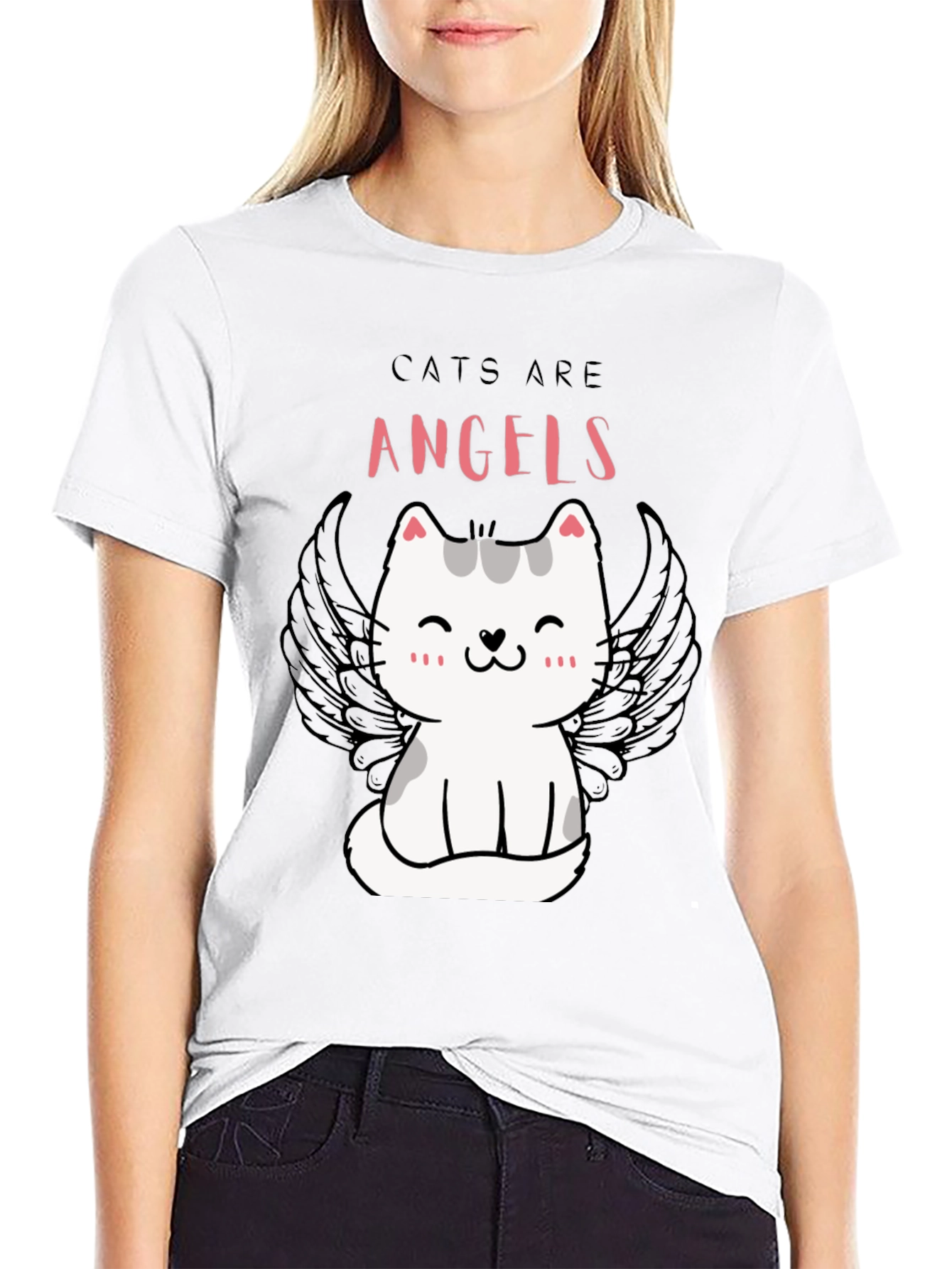 Cats Are Angels T-Shirt - Cute & Comfy