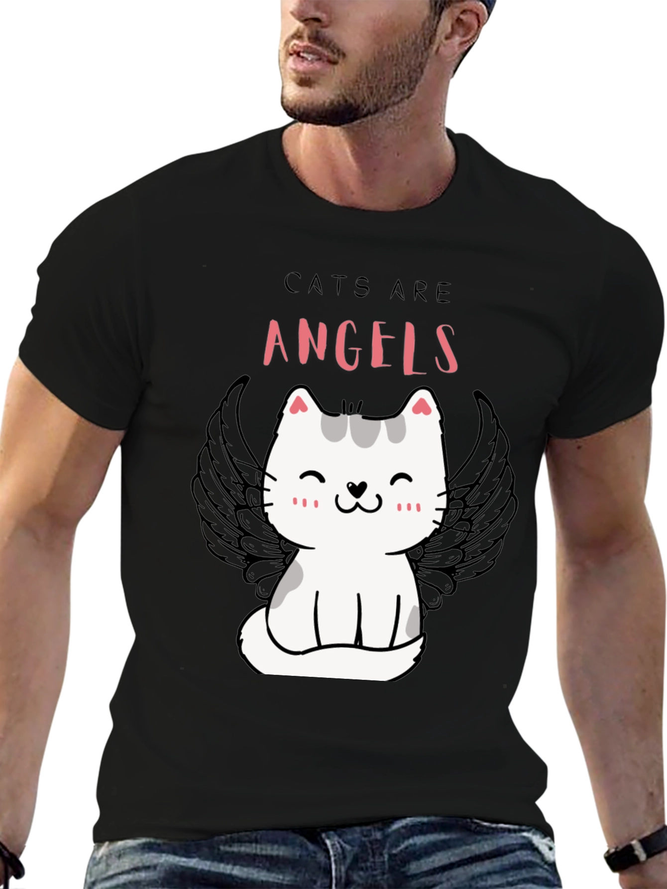 Cats Are Angels T-Shirt - Cute & Comfy