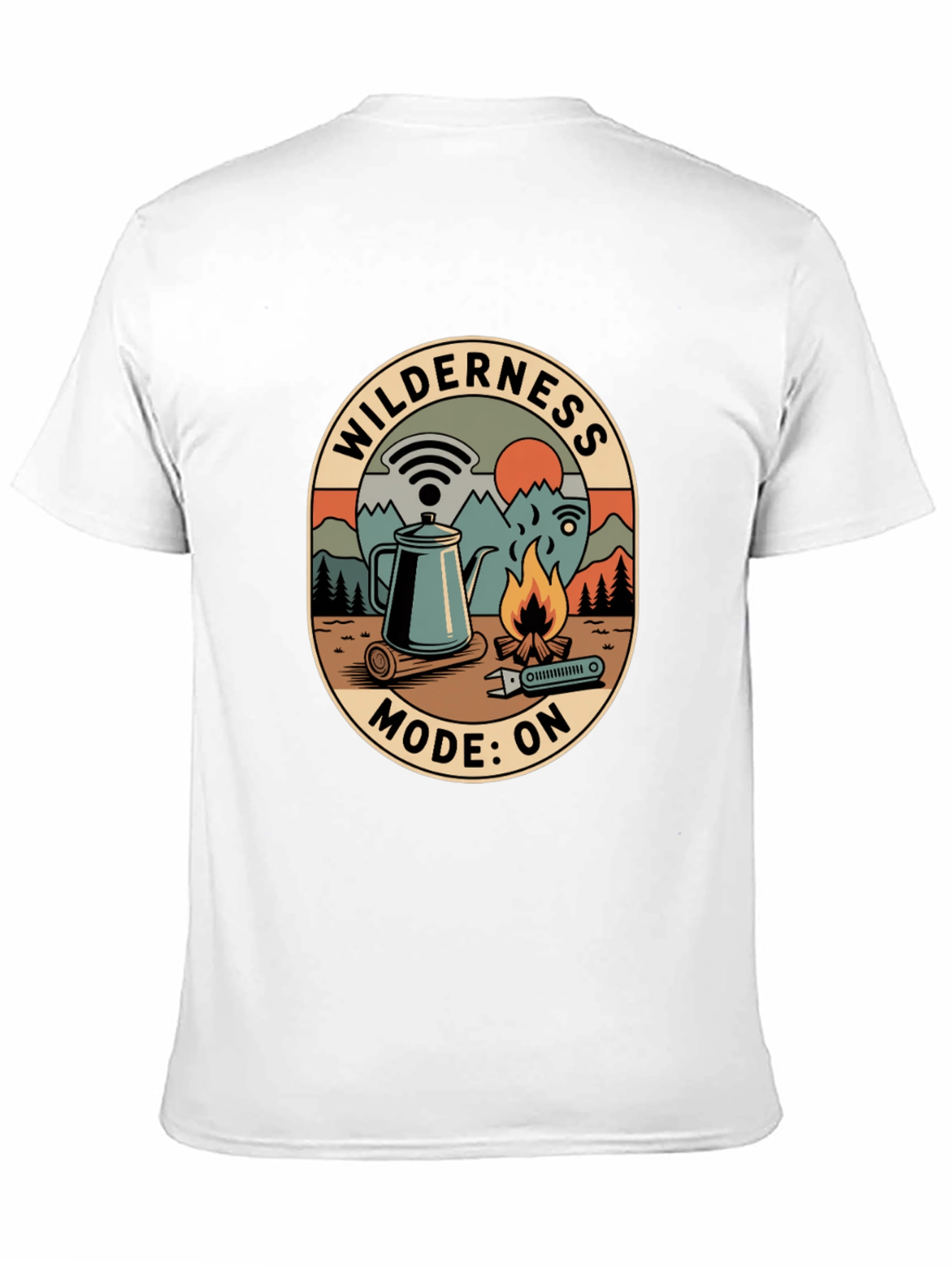 Wilderness Mode On Graphic Tee