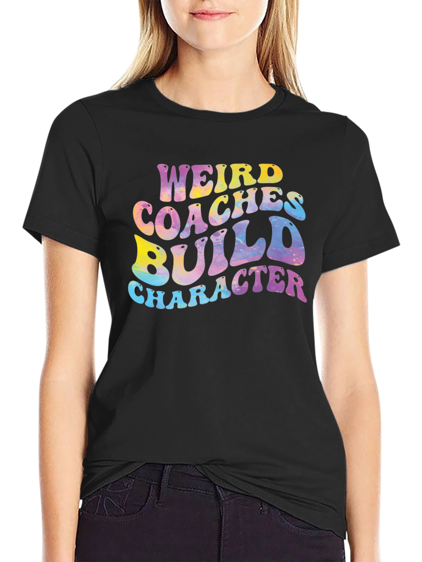 Weird Coaches Build Character Graphic Tee
