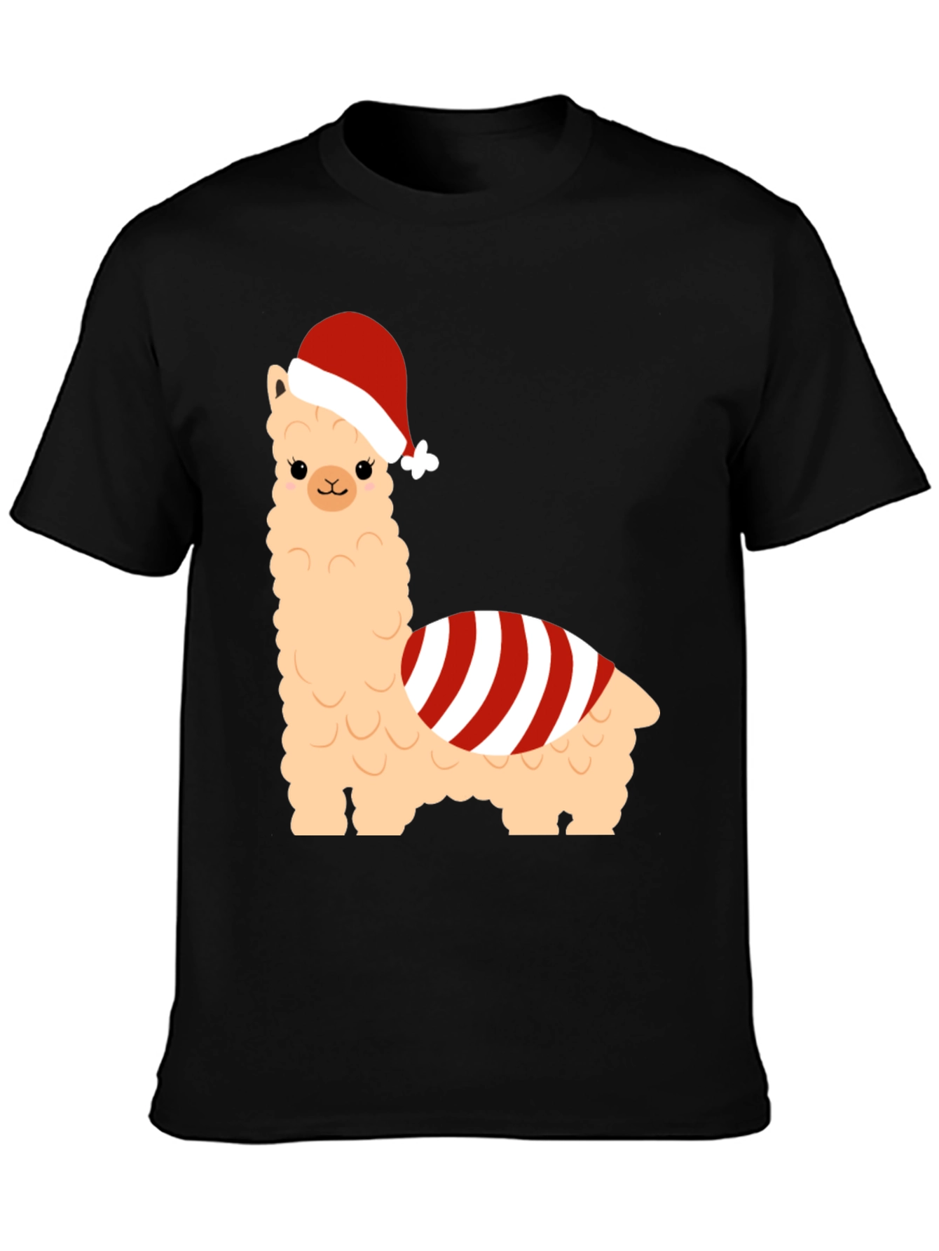 Holiday Llama T-Shirt - Christmas Festive Cute Tee
