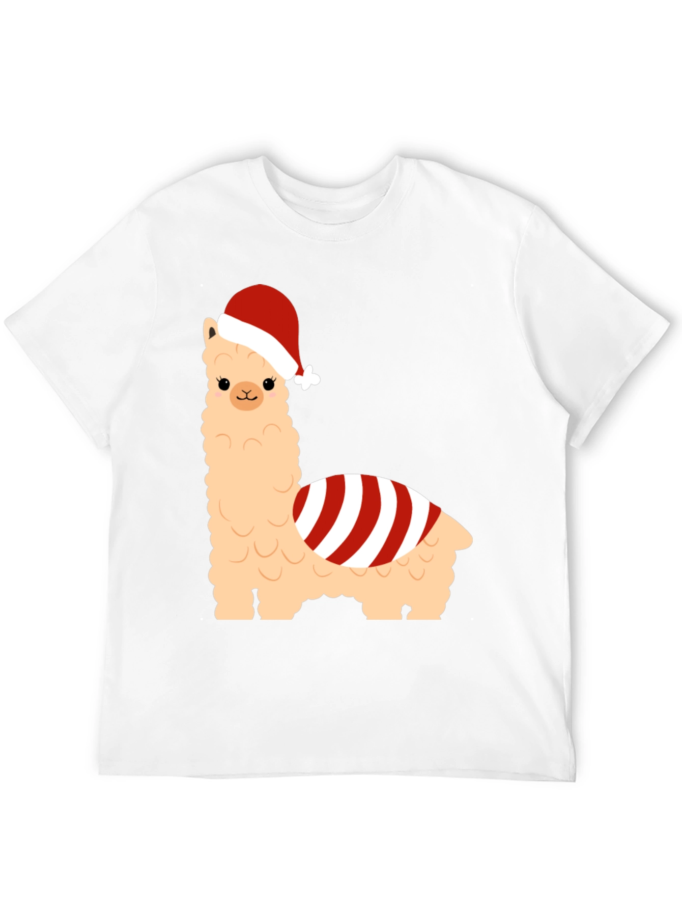 Holiday Llama T-Shirt - Christmas Festive Cute Tee