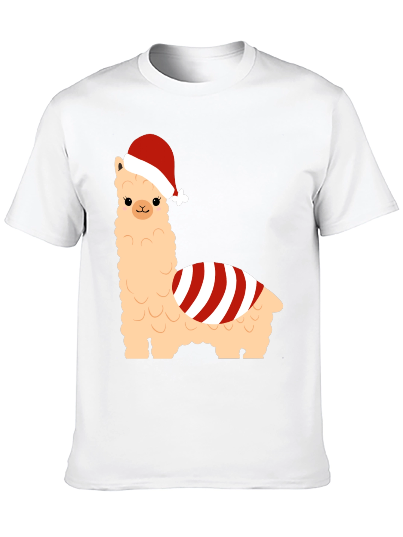Holiday Llama T-Shirt - Christmas Festive Cute Tee