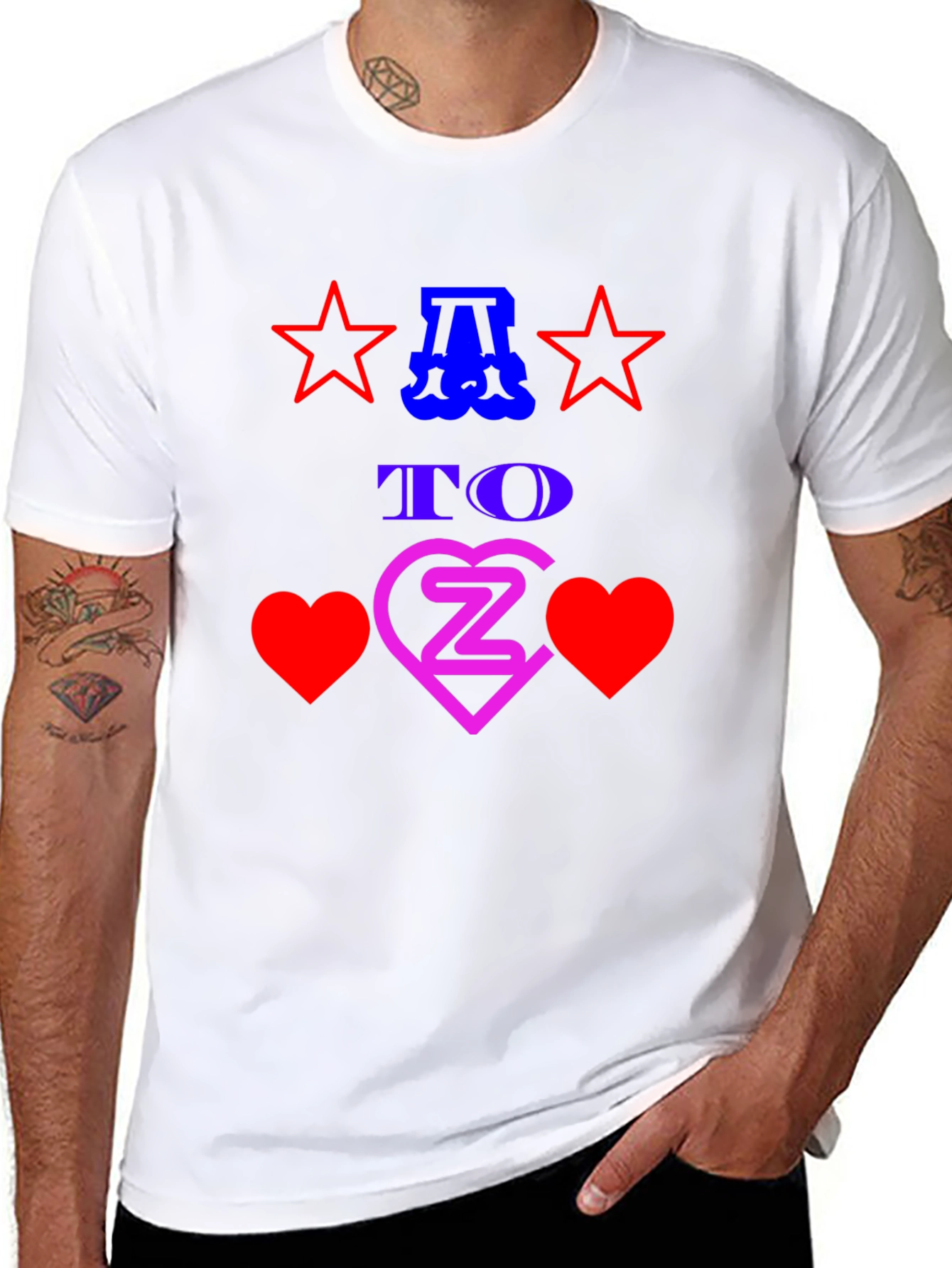 A to Z Love Graphic Tee
