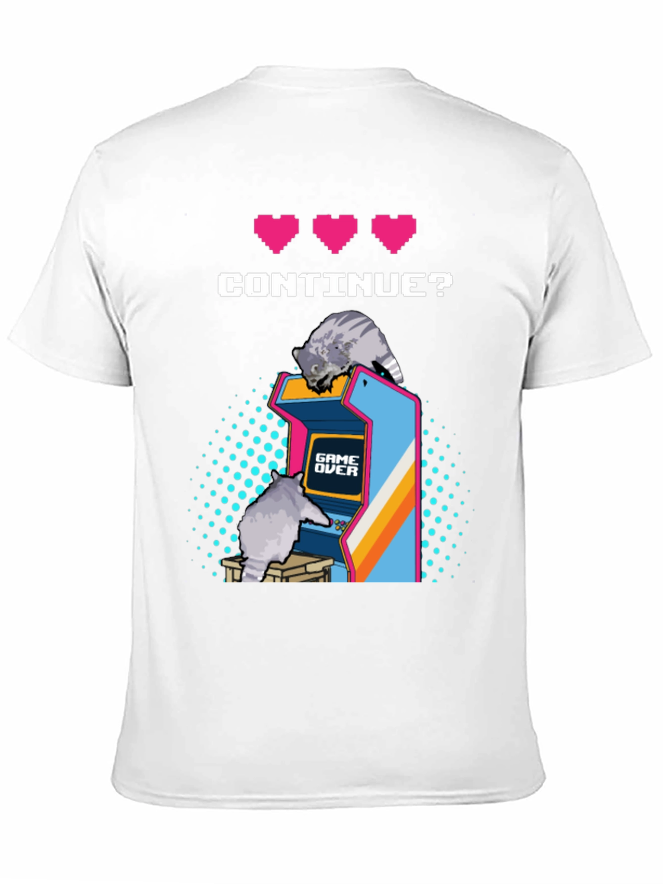 Retro Gamer Cat T-Shirt