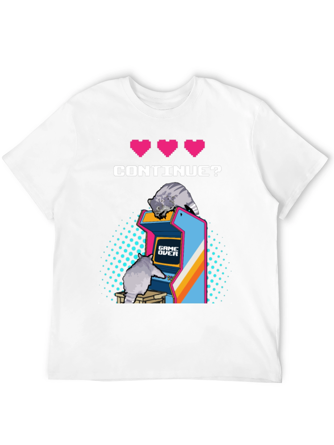 Retro Gamer Cat T-Shirt