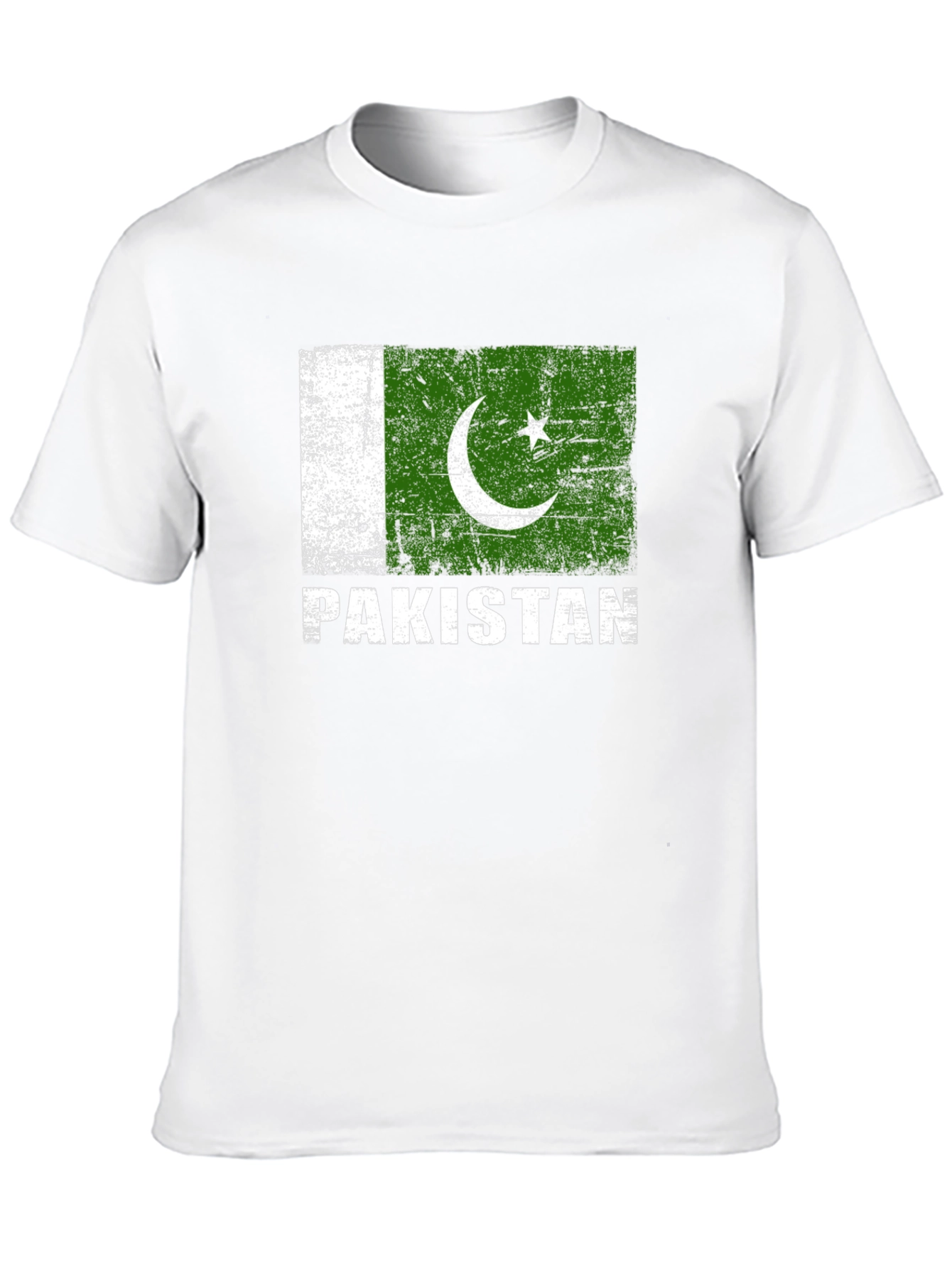 Pakistan Flag T-Shirt - Distressed Graphic Tee
