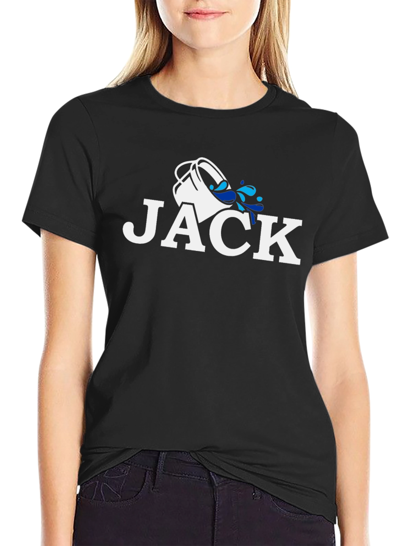 Jack Zodiac Aquarius T-Shirt - Black