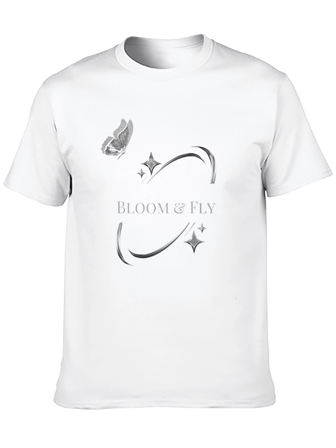 Bloom & Fly Black Graphic Tee