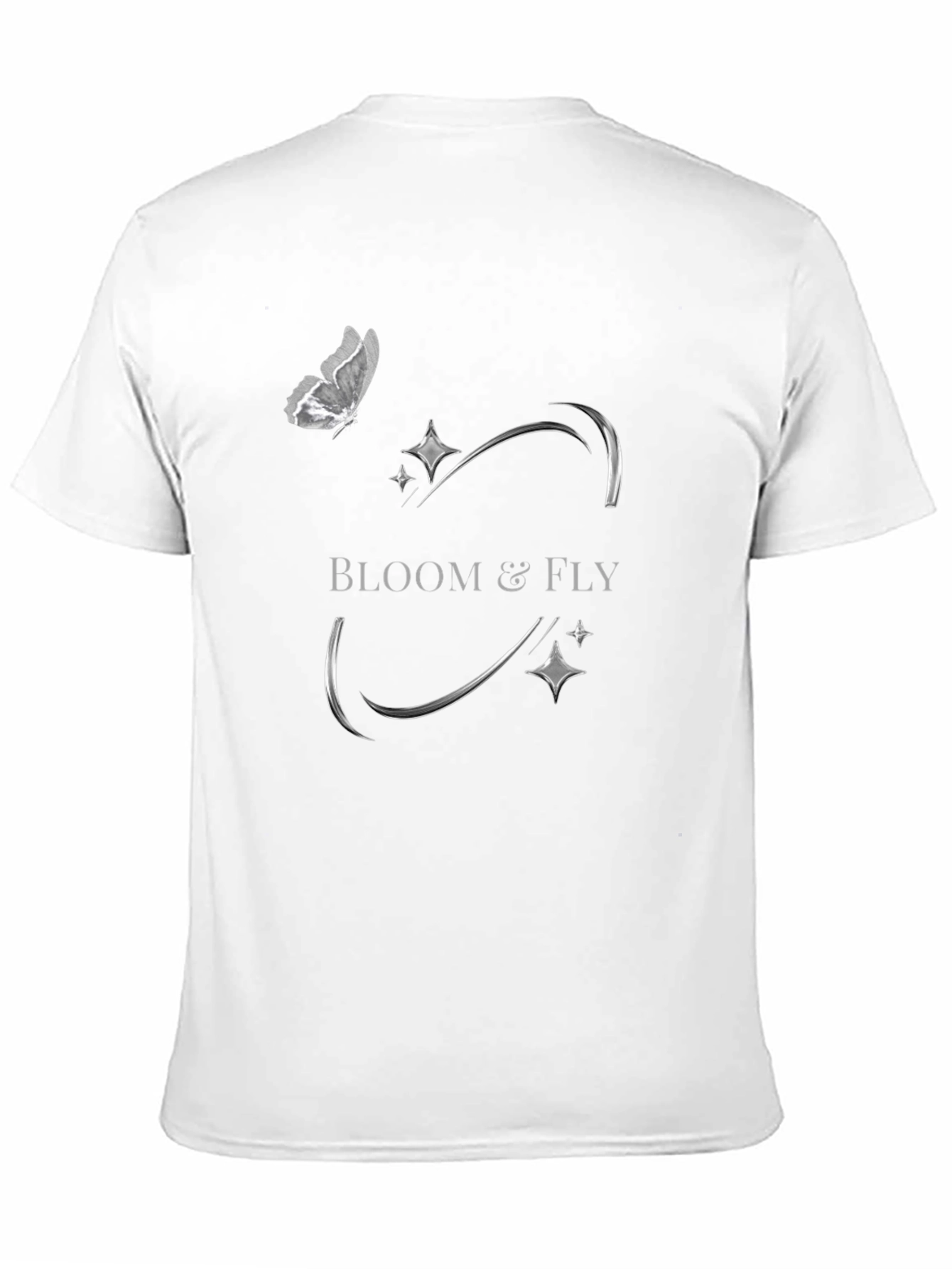 Bloom & Fly Black Graphic Tee