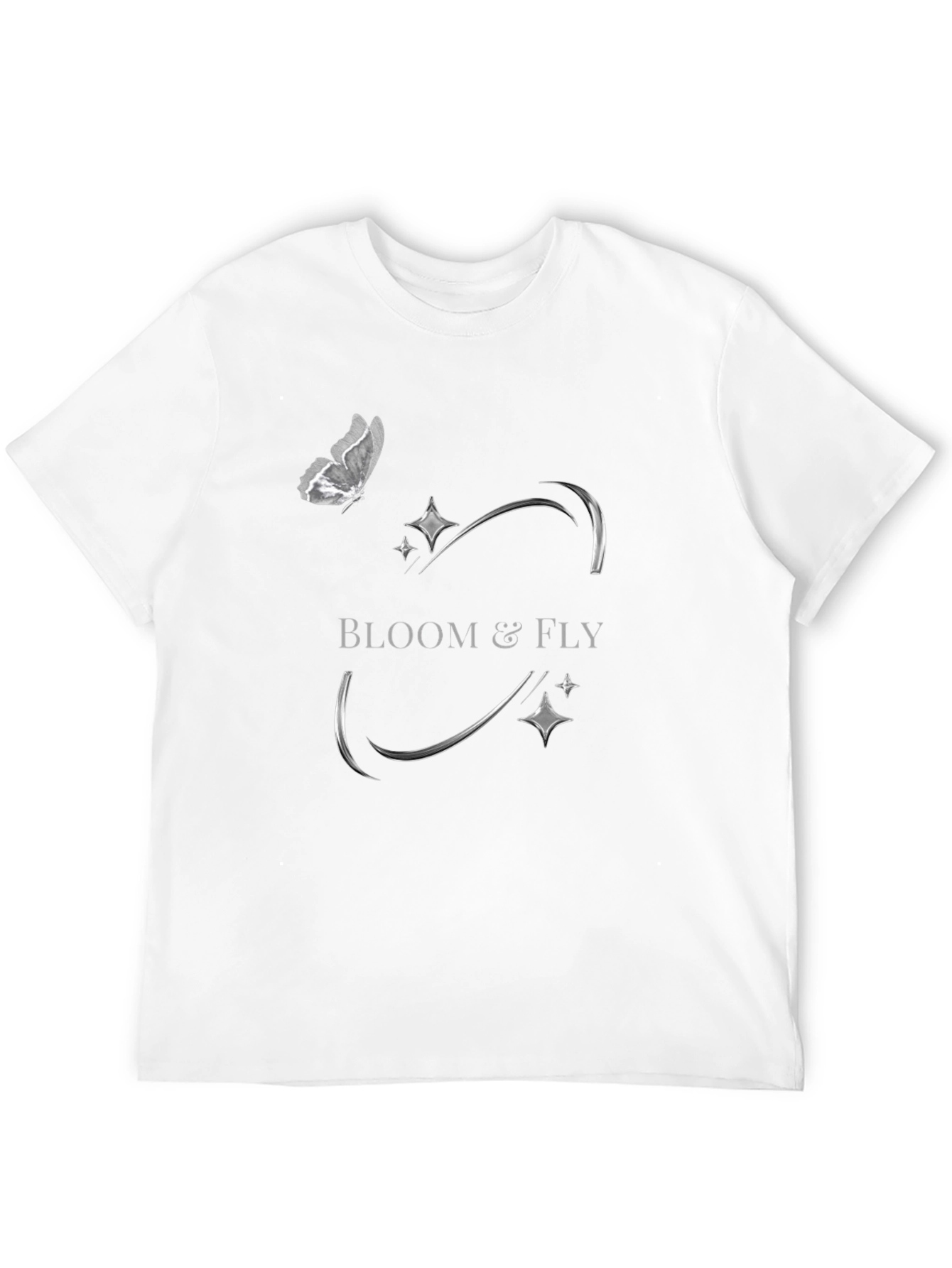 Bloom & Fly Black Graphic Tee