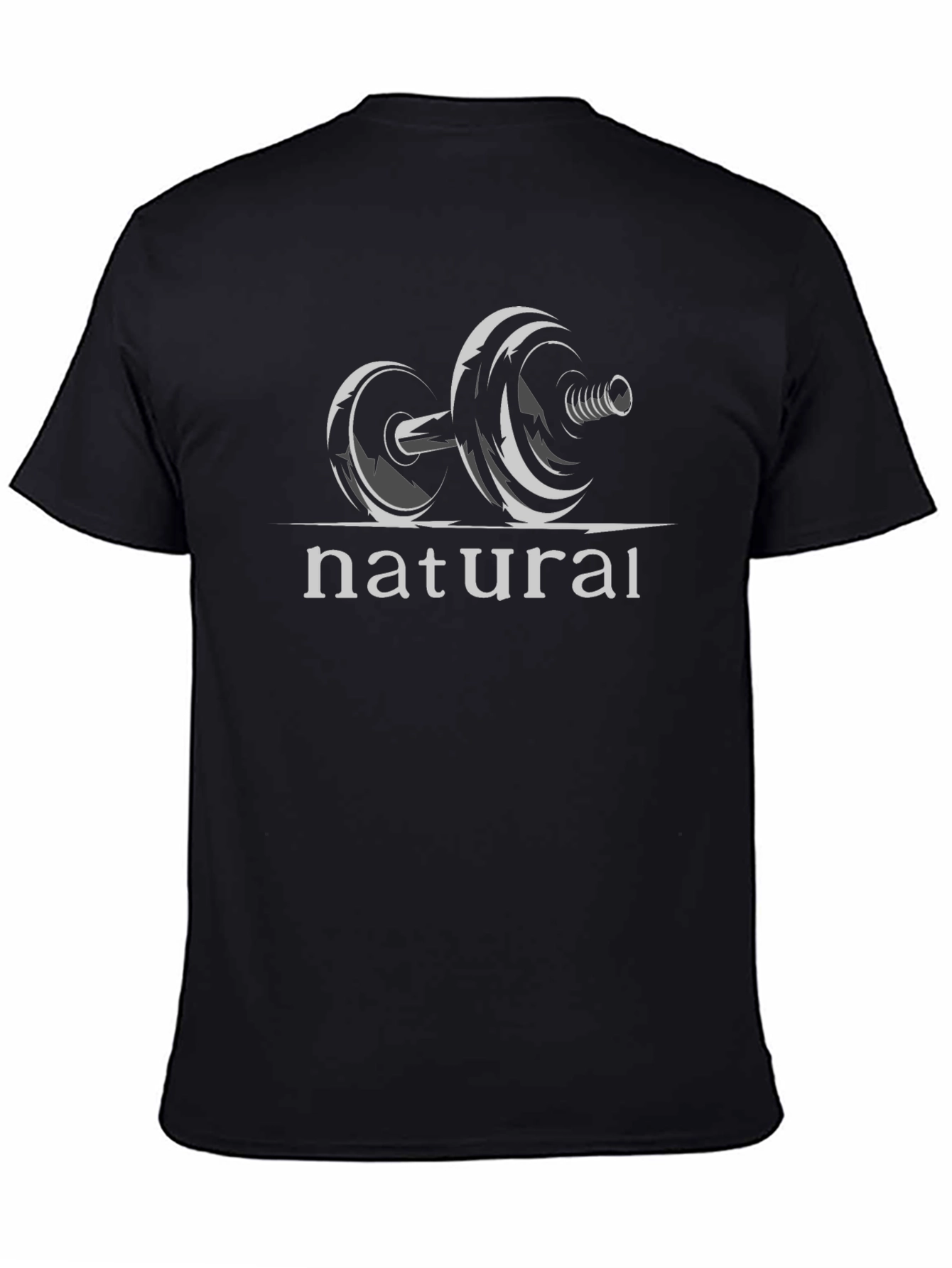 Natural Bodybuilding Black T-Shirt