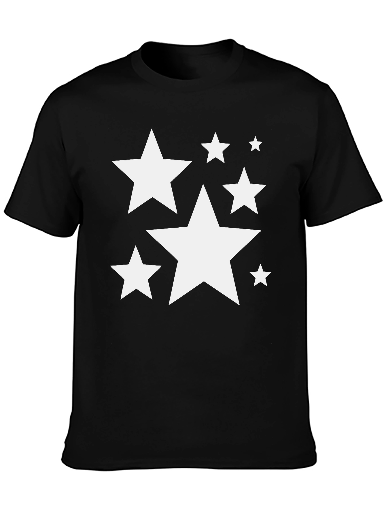 Stars Graphic T-Shirt - Casual Style