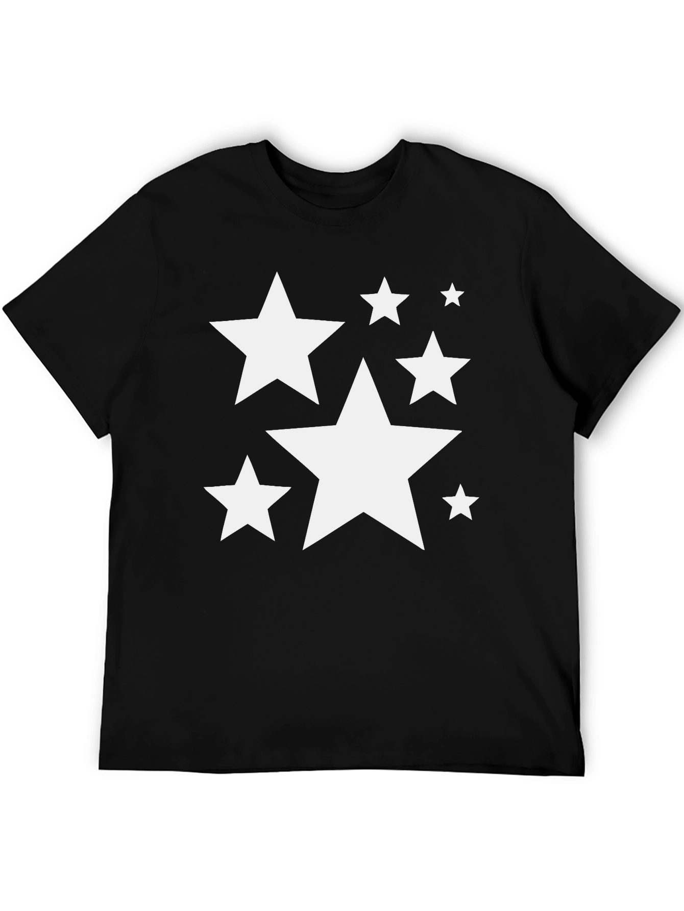 Stars Graphic T-Shirt - Casual Style