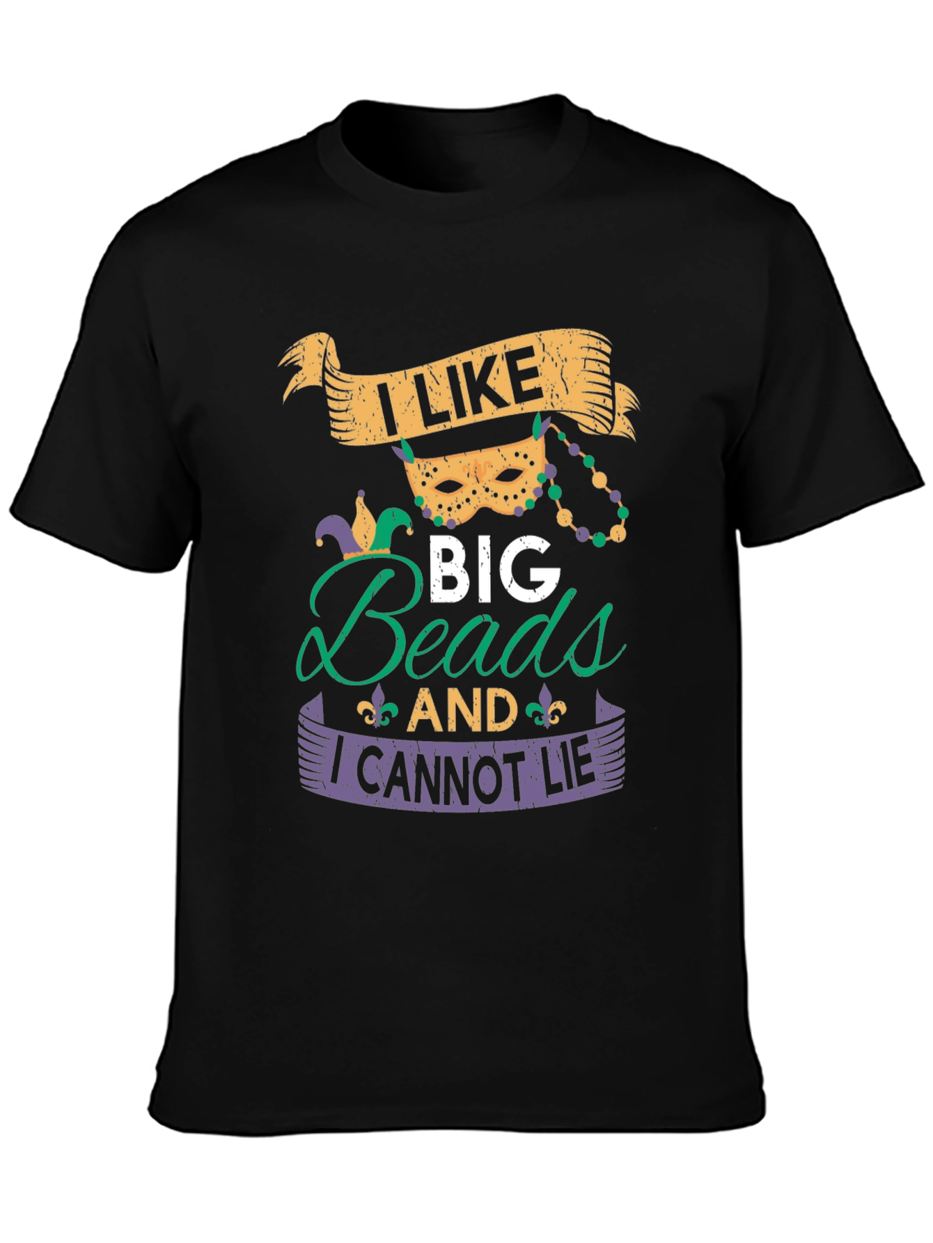 Mardi Gras Beads T-Shirt
